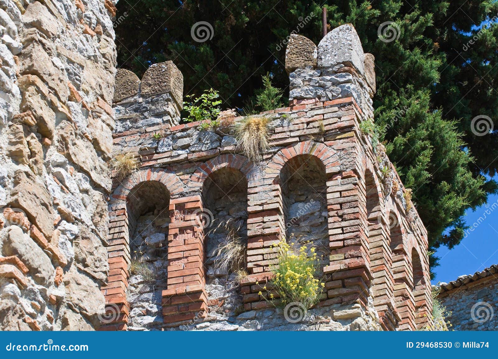 castle of montebello. emilia-romagna. italy.