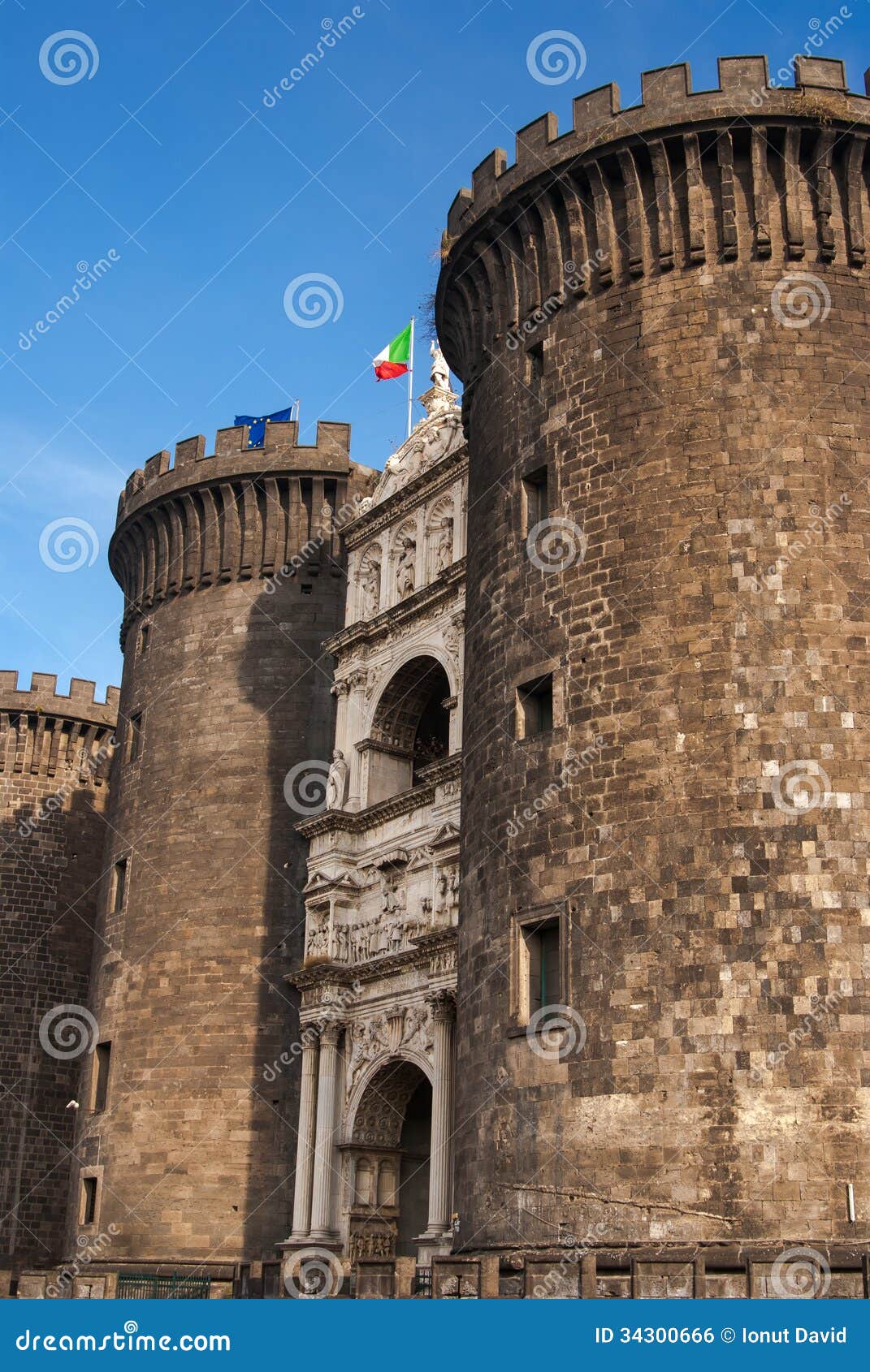 castle nuovo, naples, italy