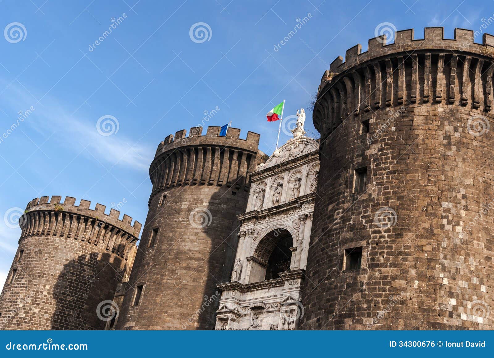 castle nuovo, naples, italy