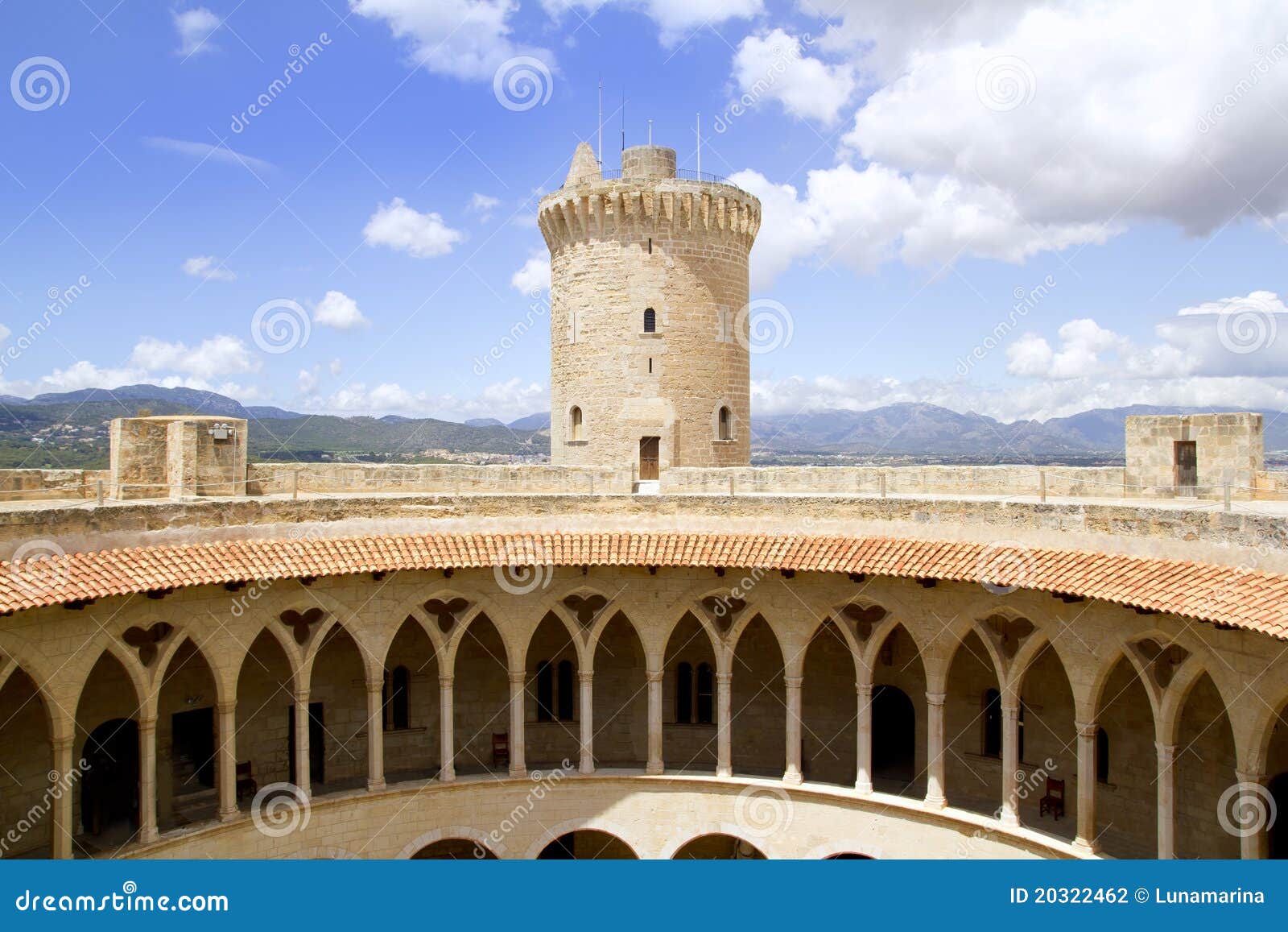 castle at palma of mallorca
