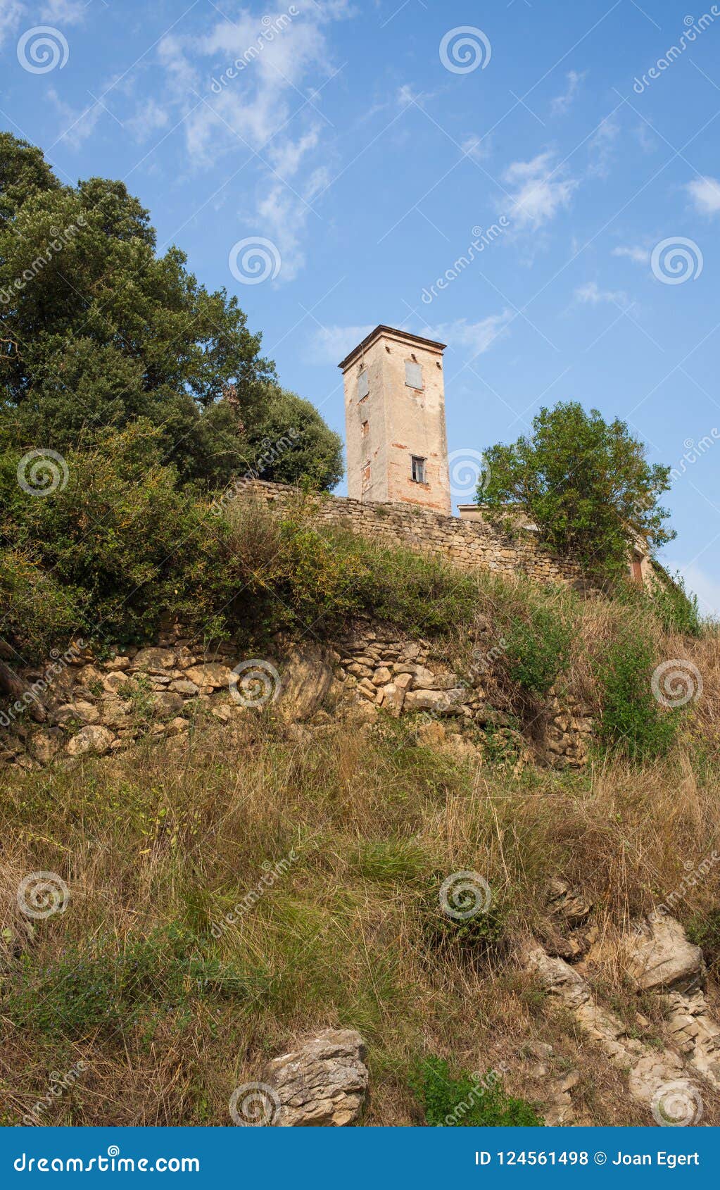 castle of sant miquel at castellterÃÂ§ol town