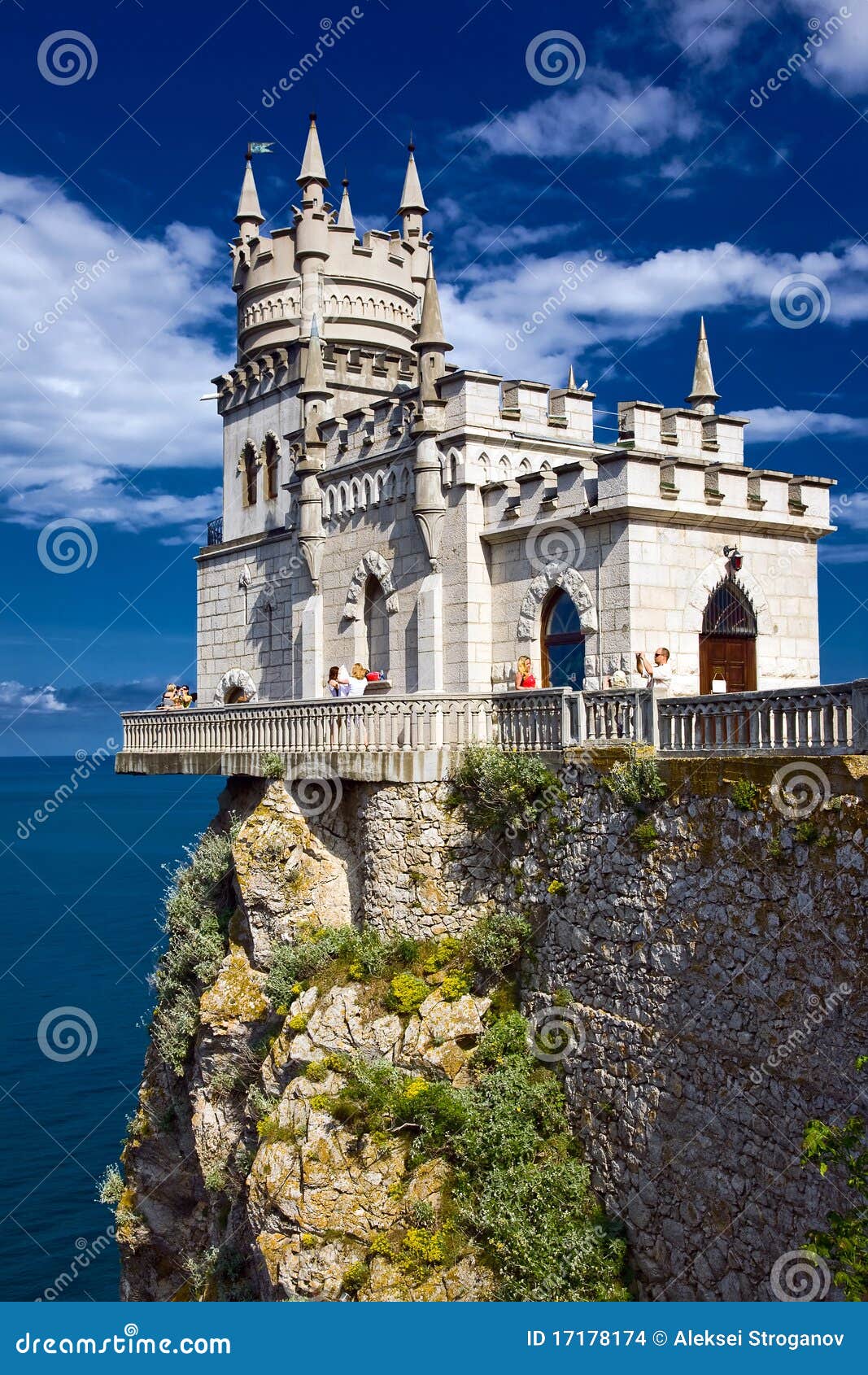 castle swallow's nest near yalta in crimea
