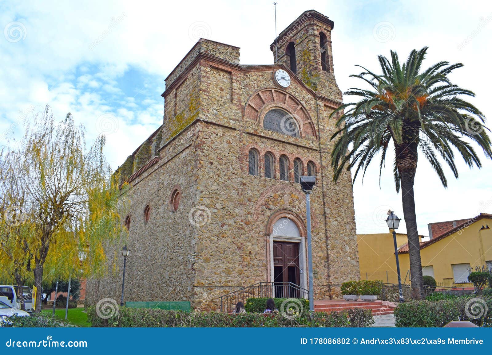 castle tower in malgrat de mar