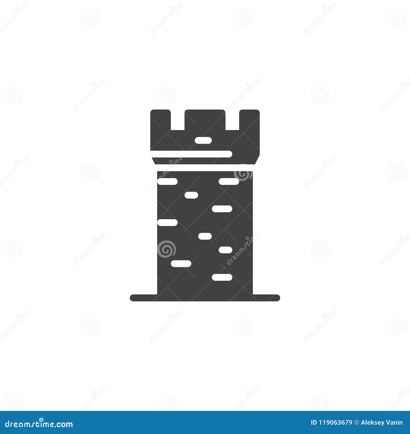 Pizza Tower. Building landmark icon vector 4968793 Vector Art at