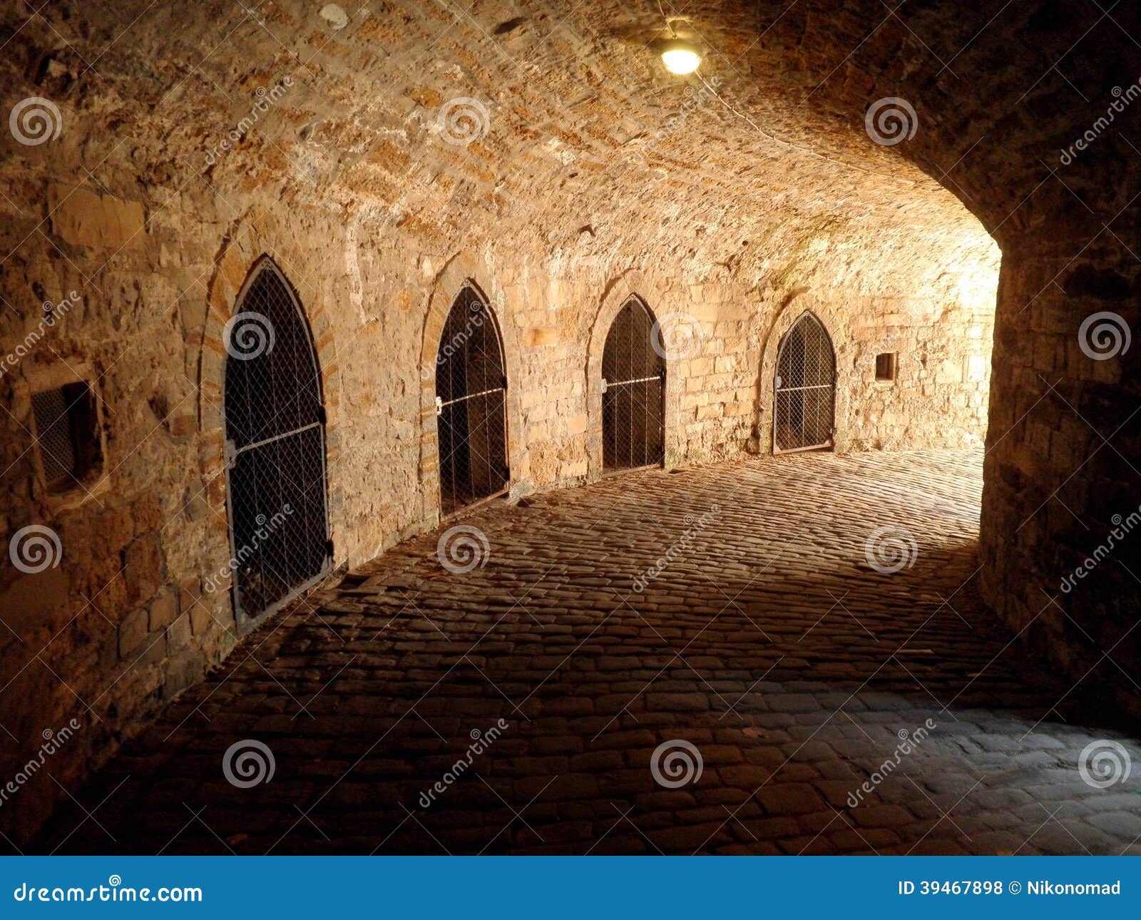 Castle Underground Dungeon Prison Stock Photo Image of building