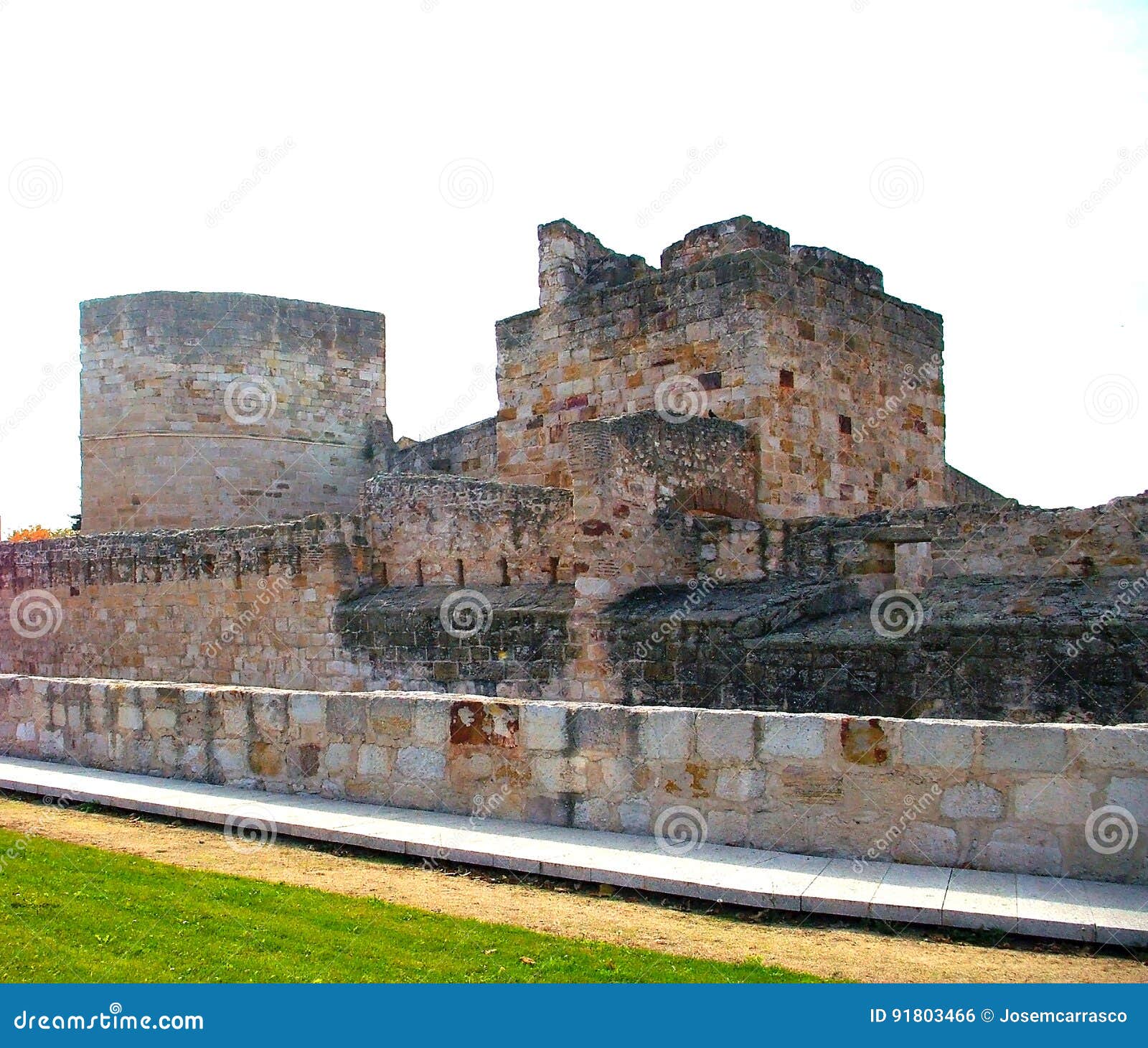 Castle of Zamora, Castile and Leon. Spain Stock Photo Image of duero