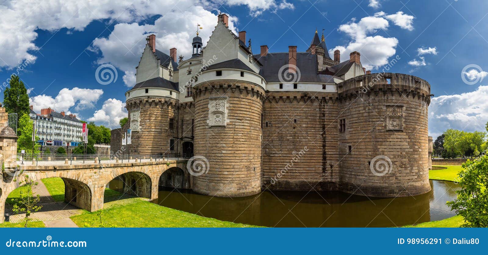 Castle των δουκών της Βρετάνης (Chateau des Ducs de Βρετάνη) ι. Castle των δουκών της Βρετάνης (Chateau des Ducs de Βρετάνη) στη Νάντη, Γαλλία