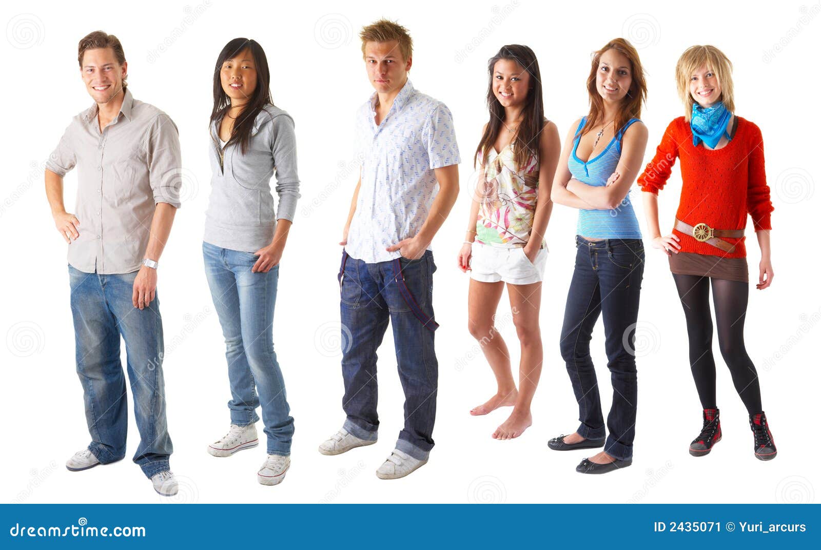 Casual Crowd stock image. Image of beautiful, guys, contemporary - 2435071