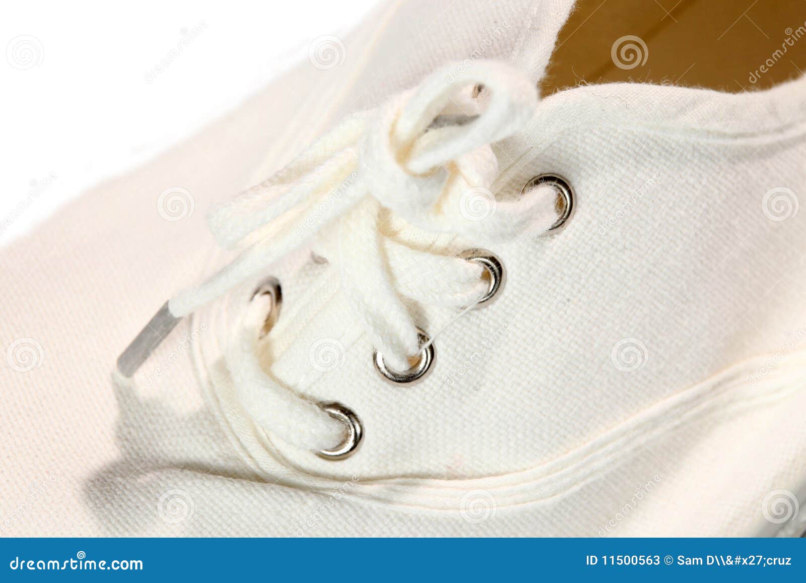 Casual Deck Shoes stock image. Image of close, laces 11500563