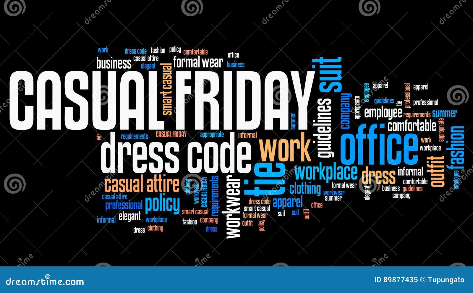 Casual Friday stock illustration. Illustration of friday 89877435