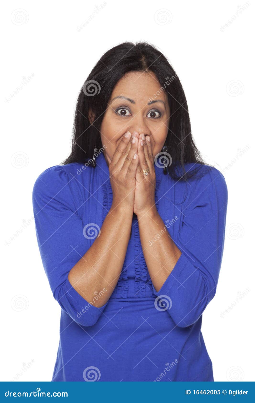 Casual Latina - Speak No Evil Pose Stock Image - Image of shot, camera:  16462005, image size:1067x1690