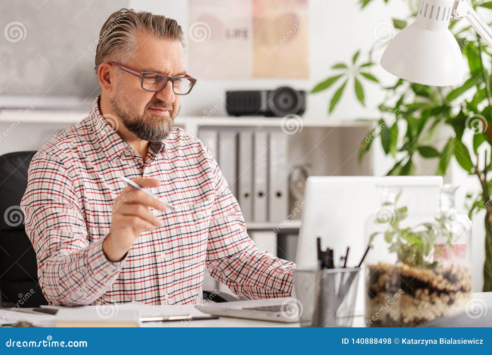 Casual Looking Handsome Corporate Manager at His Office Stock Photo Image of corporation