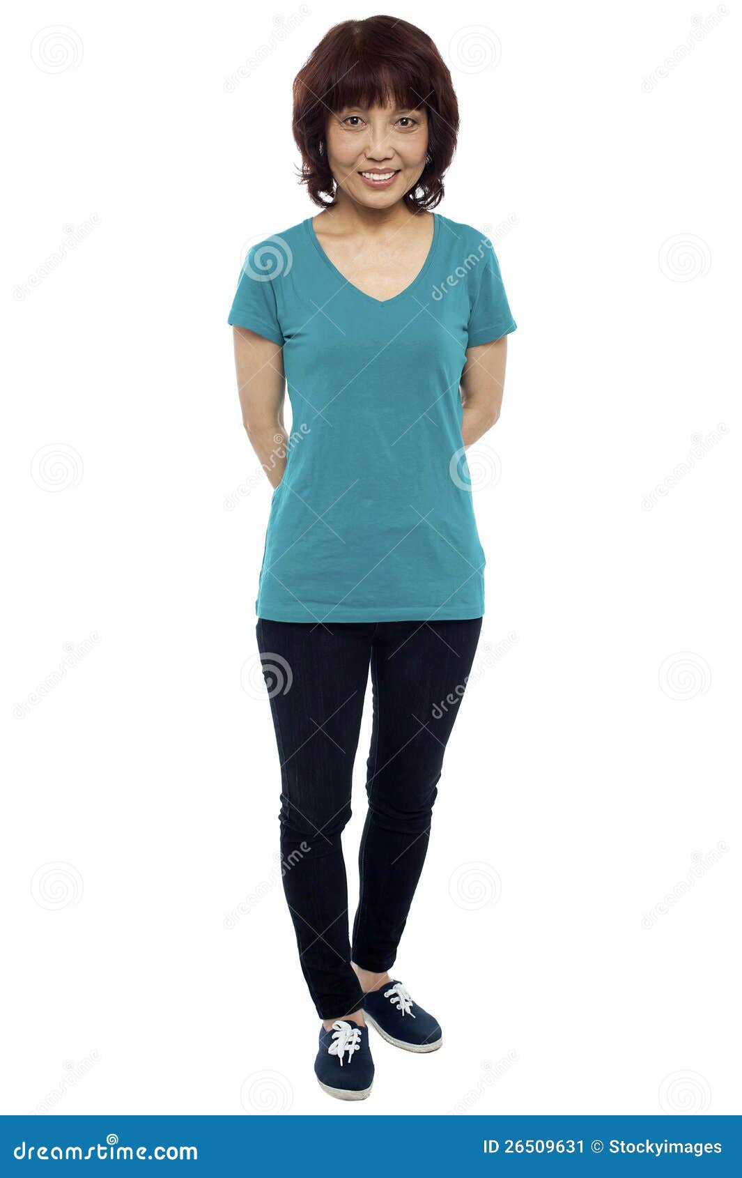 Casual Portrait Of Beautiful Asian Woman Stock Image ... Casual Portrait Of B