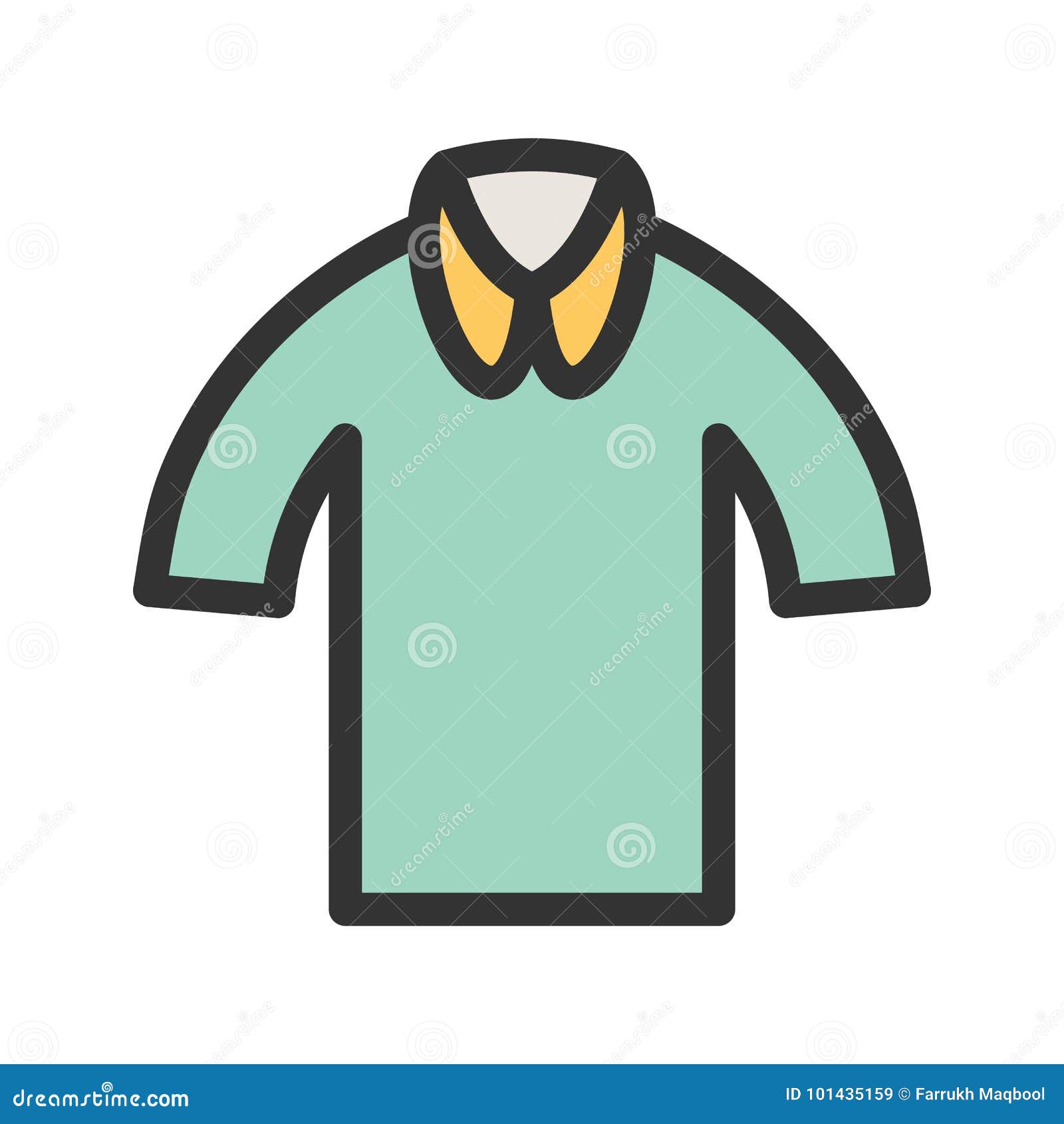 Download Casual Shirt stock vector. Illustration of fashion, vector ...