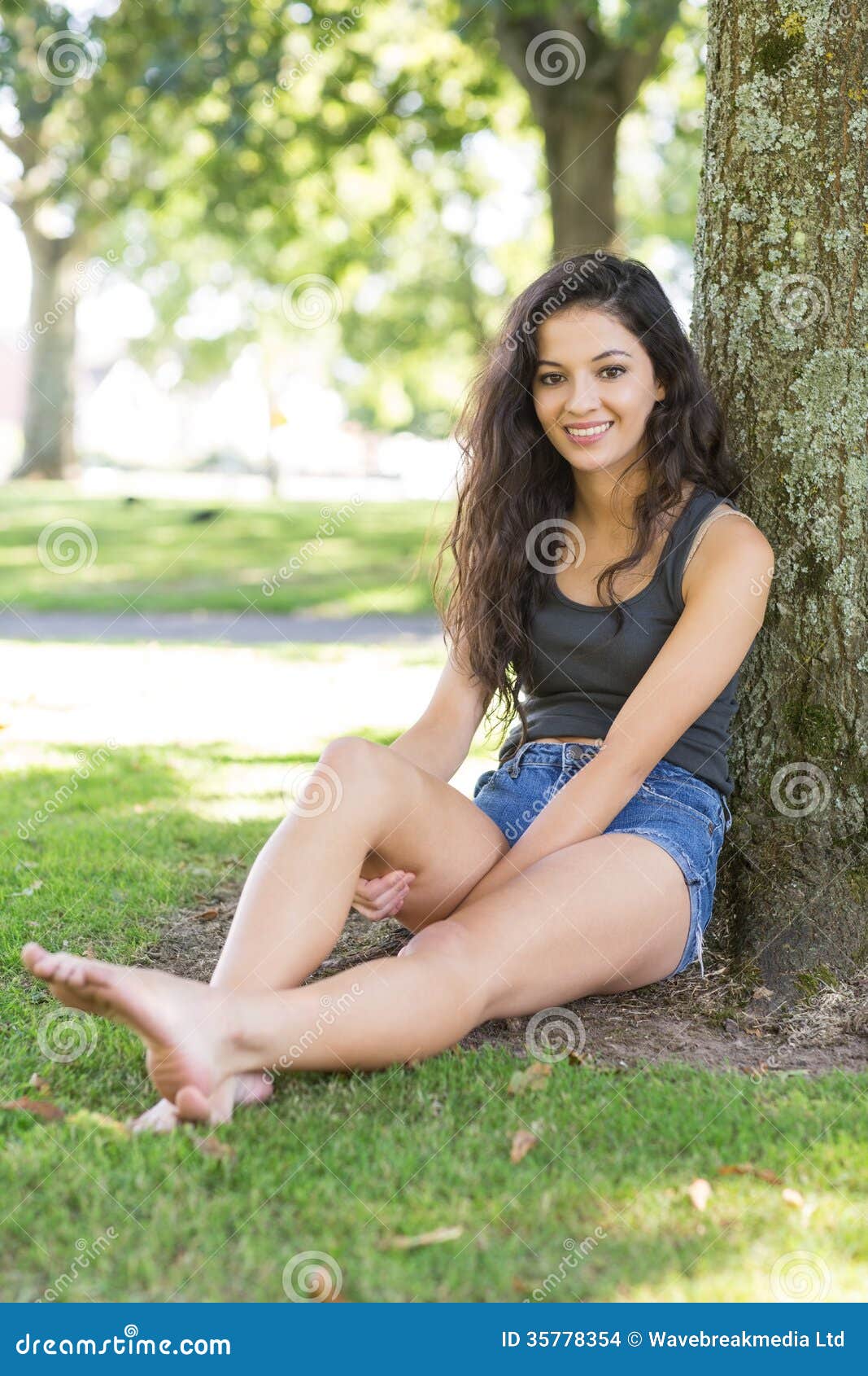 Brunette Sitting