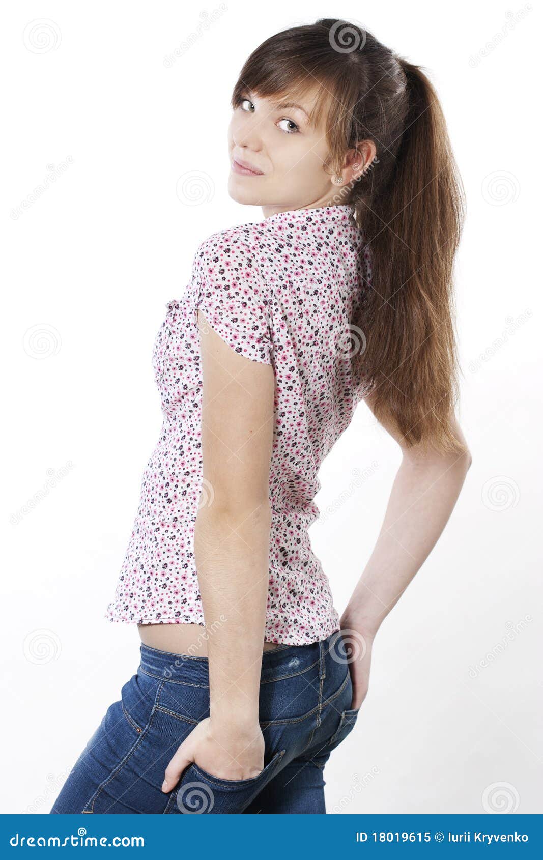 Casual Teen Girl Stock Image Image Of Adult People 18019615