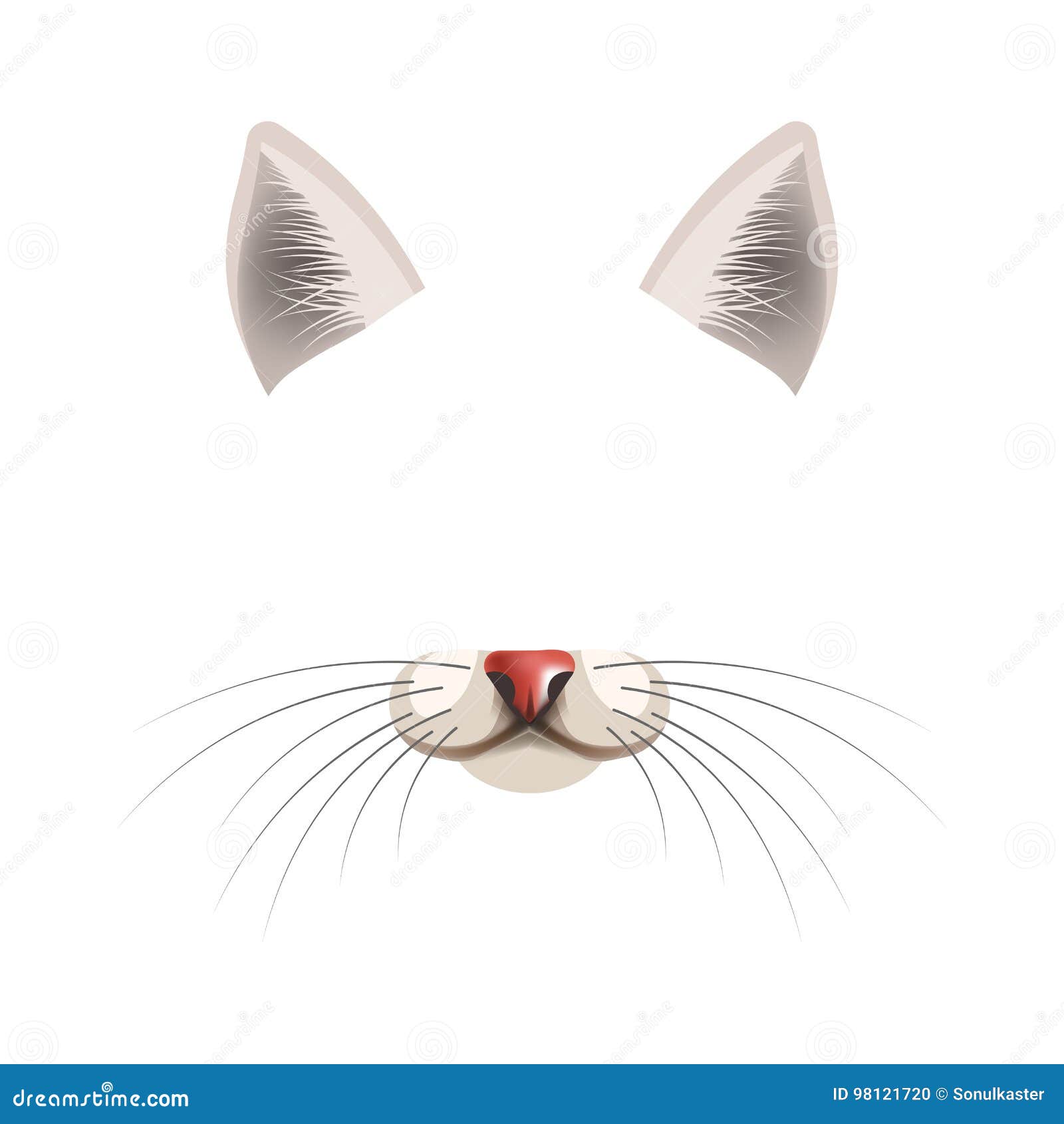 Make animated photo gif online chat filter mask Vector Image