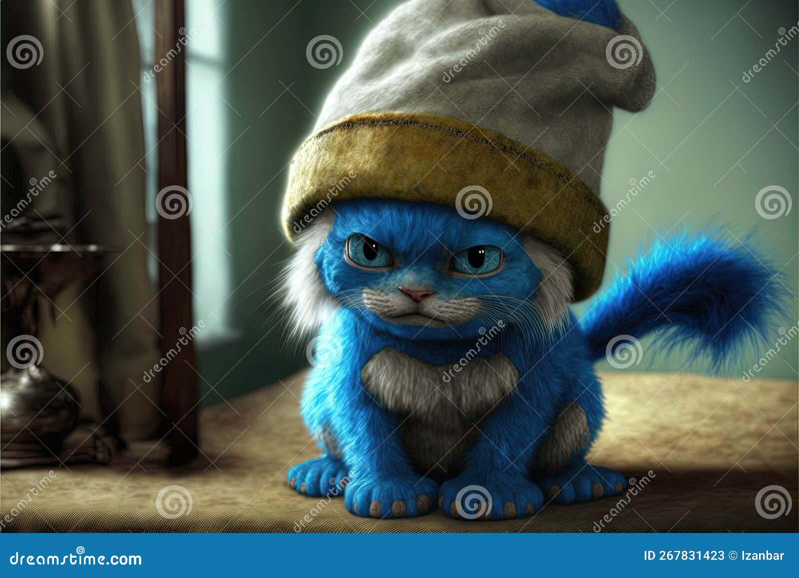 Smurf cat