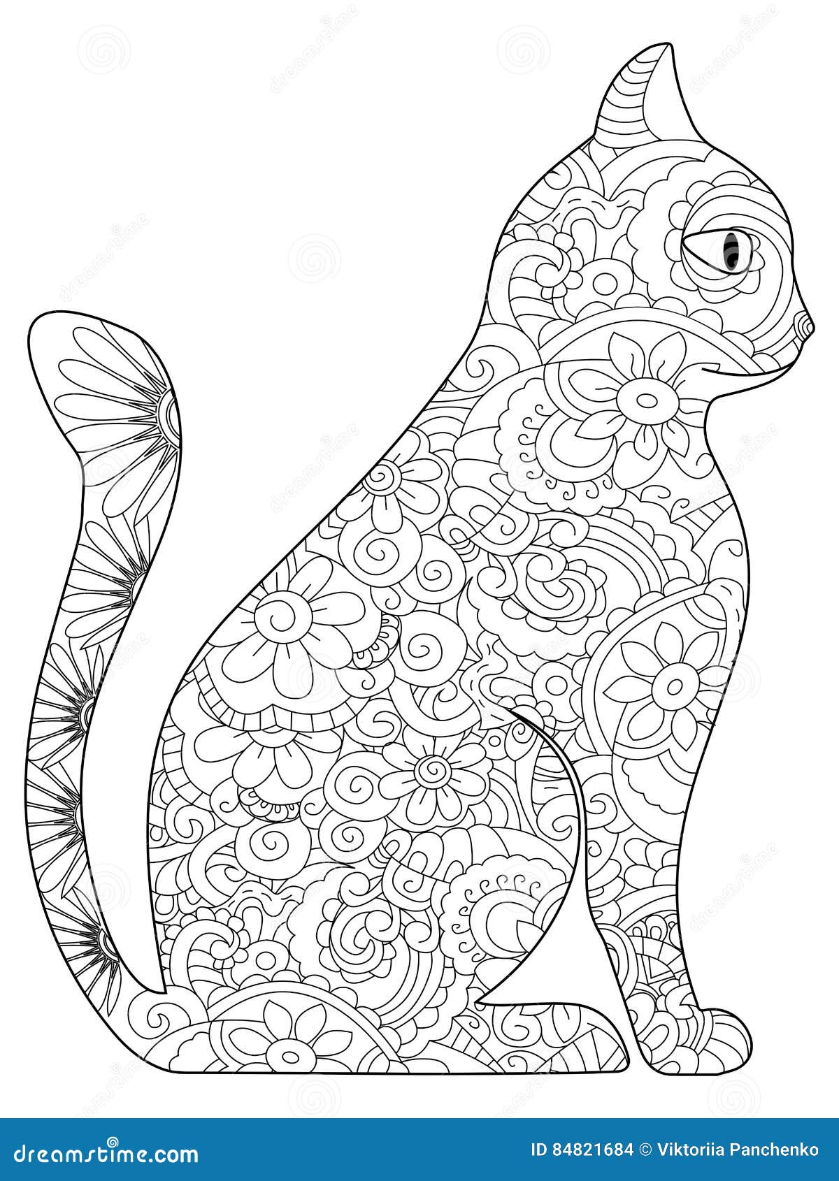 Cats Adult Coloring Book Stock Illustrations – 690 Cats Adult Coloring Book  Stock Illustrations, Vectors & Clipart - Dreamstime