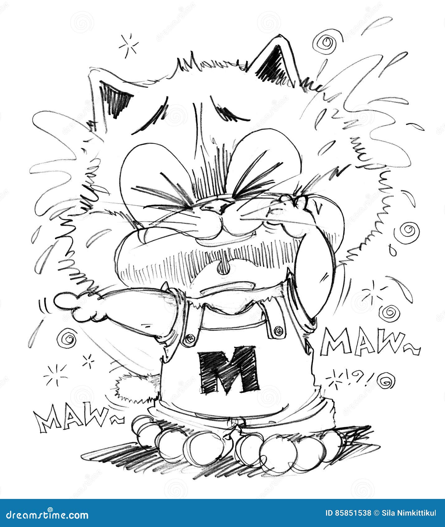 Cat Crying and Sue Character Pencil Sketch Design Stock Illustration - Illustration of pencil, line: 85851538 Cat Crying and Sue Character Pencil Sketch Design Stock Illustration - Illustration of pencil, line: 85851538