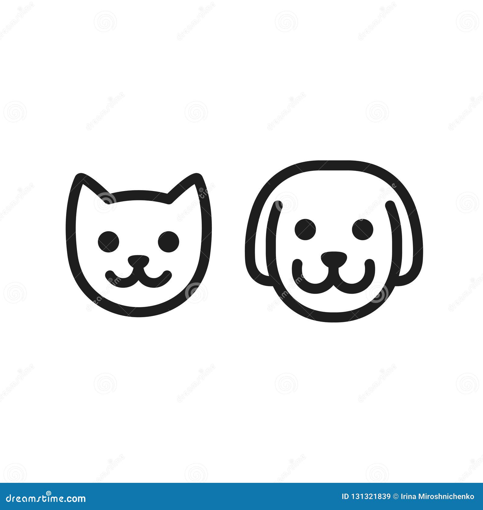 Cat Icon Stock Illustrations – 215,498 Cat Icon Stock