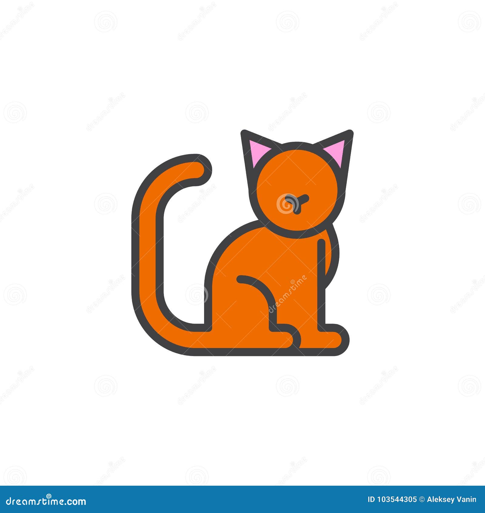 Cat Good Ware Lineal icon