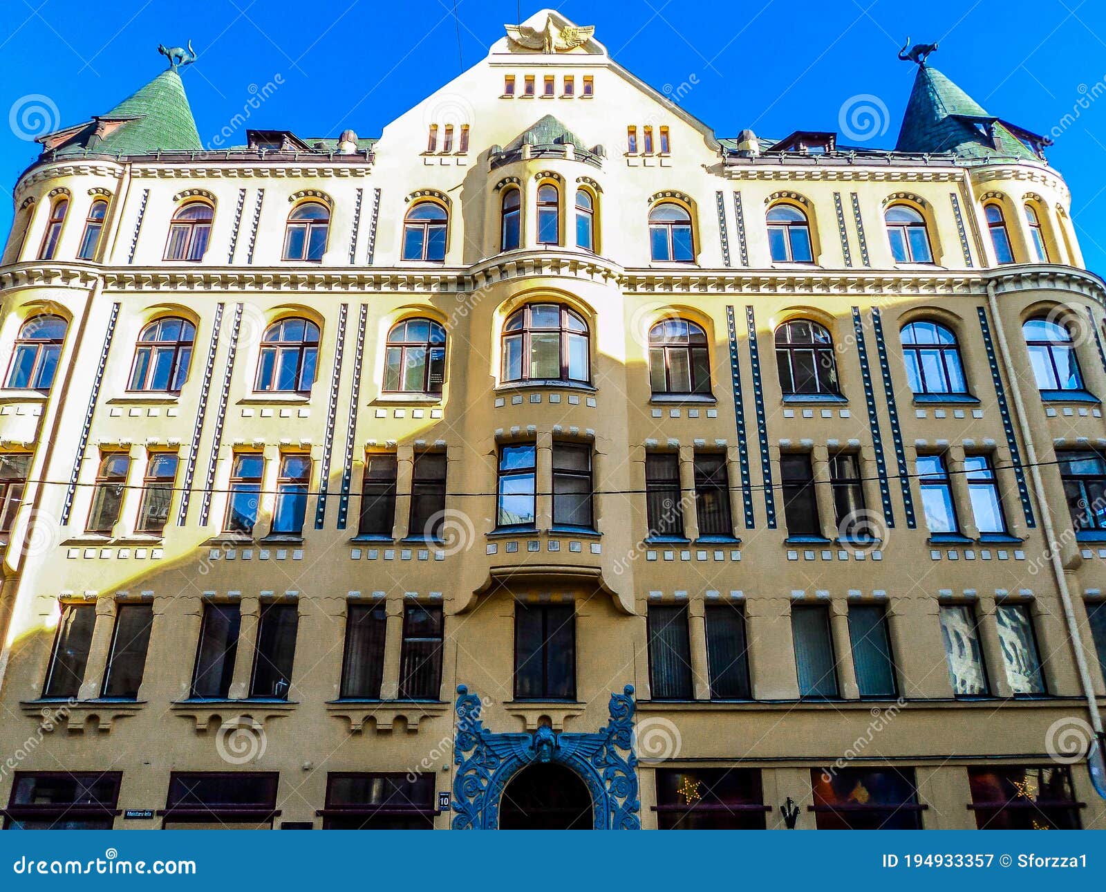 The Cat House Riga Latvia Editorial Photography Image Of History Ornament