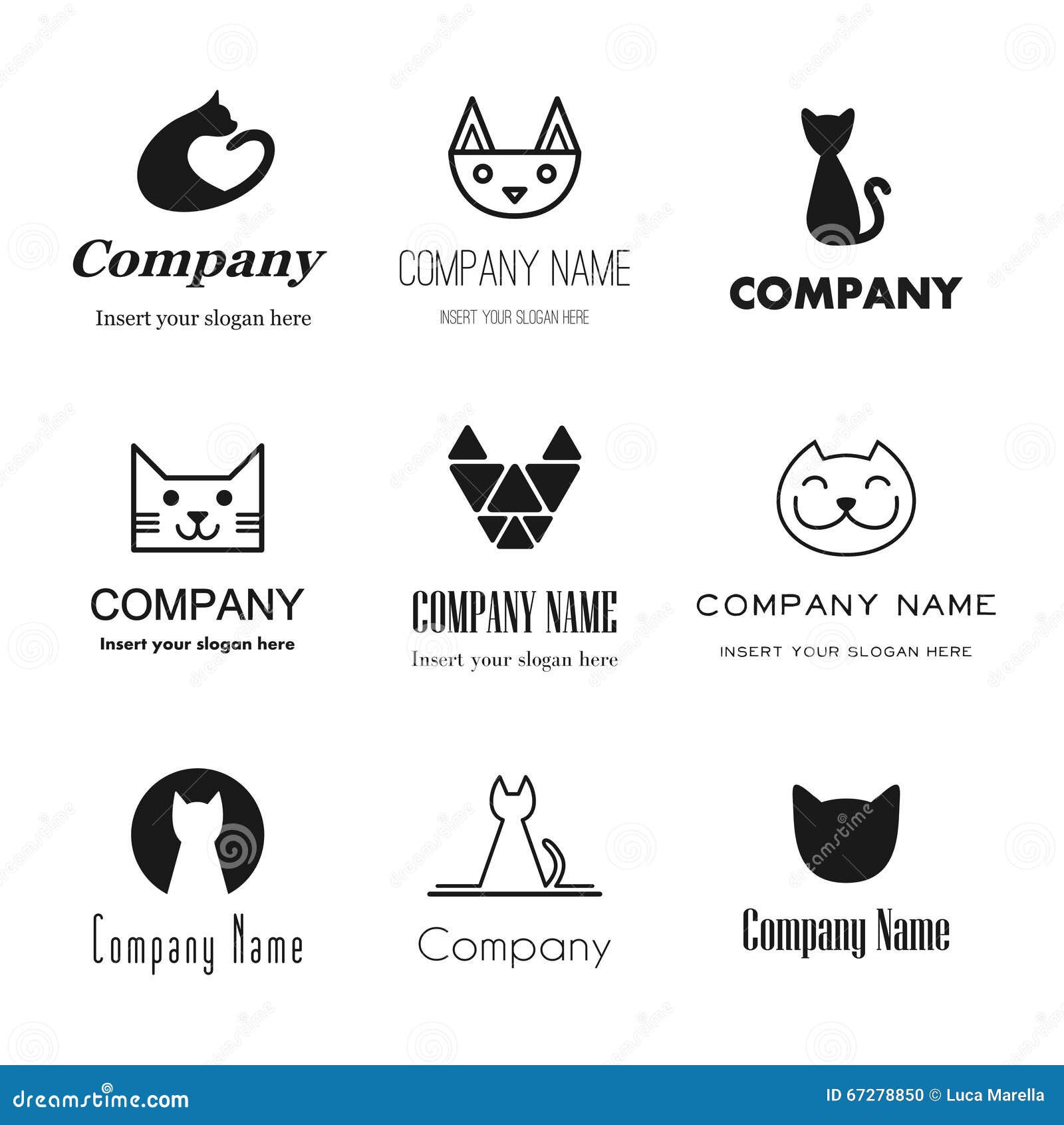 Cat design logo icon and symbols - buy this logos for your business