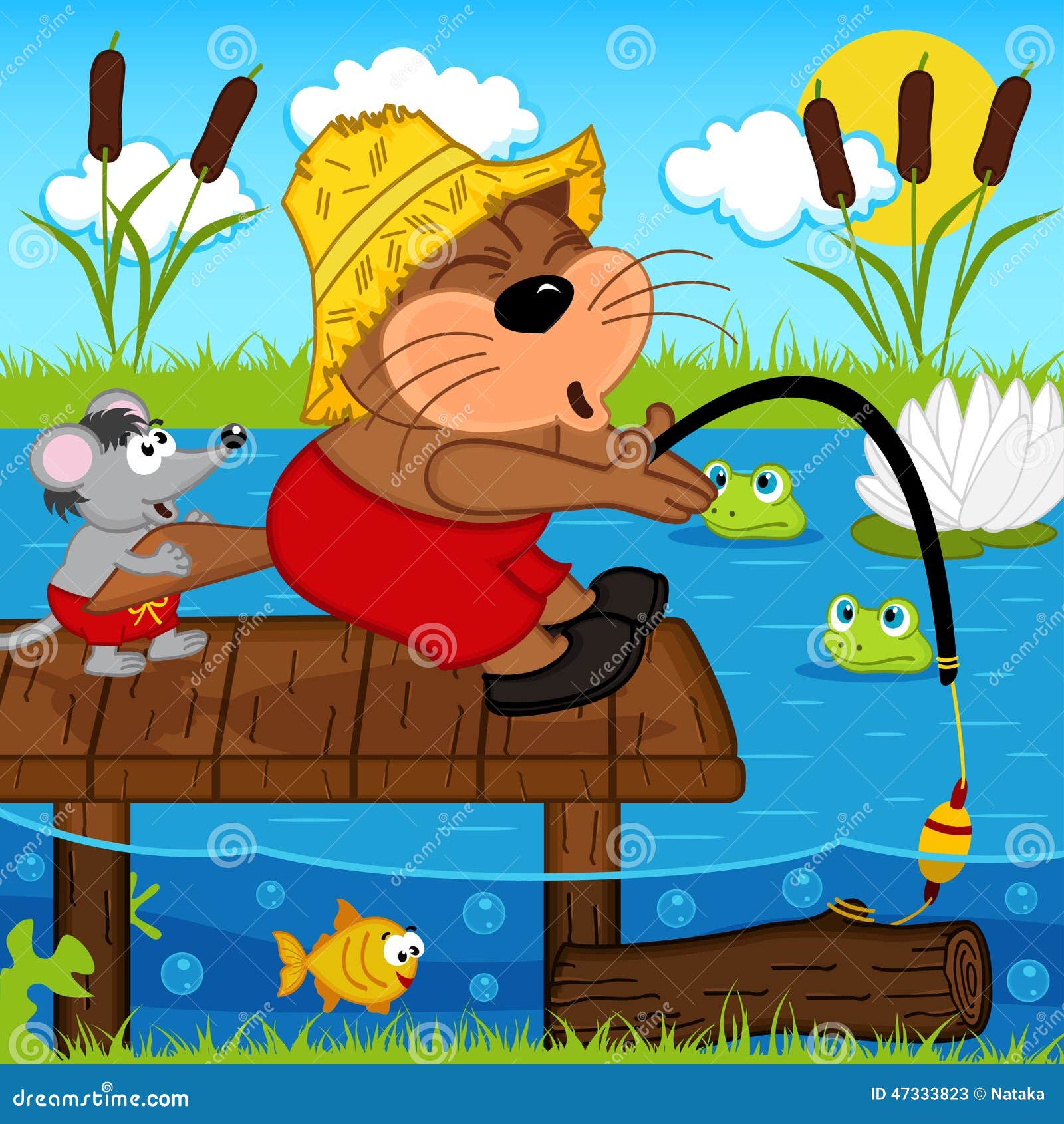 Mouse Fishing Stock Illustrations – 968 Mouse Fishing Stock Illustrations,  Vectors & Clipart - Dreamstime