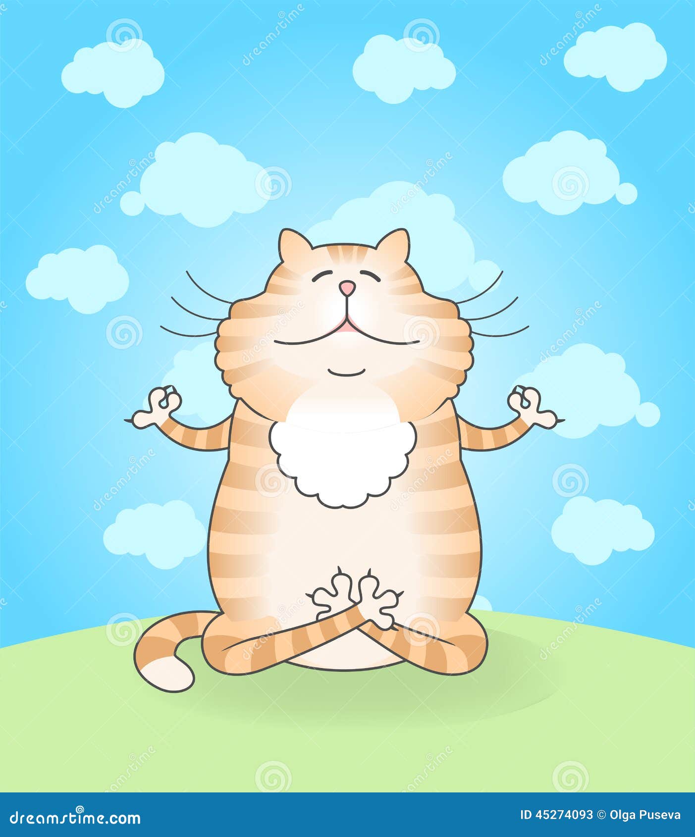 Cartoon Funny Cat Icons Doing Yoga Position. Yoga Cat Pose. Yoga Cat  Vector. Yoga Cat Meme Stock Vector - Illustration of exercise, aerobics:  69094085