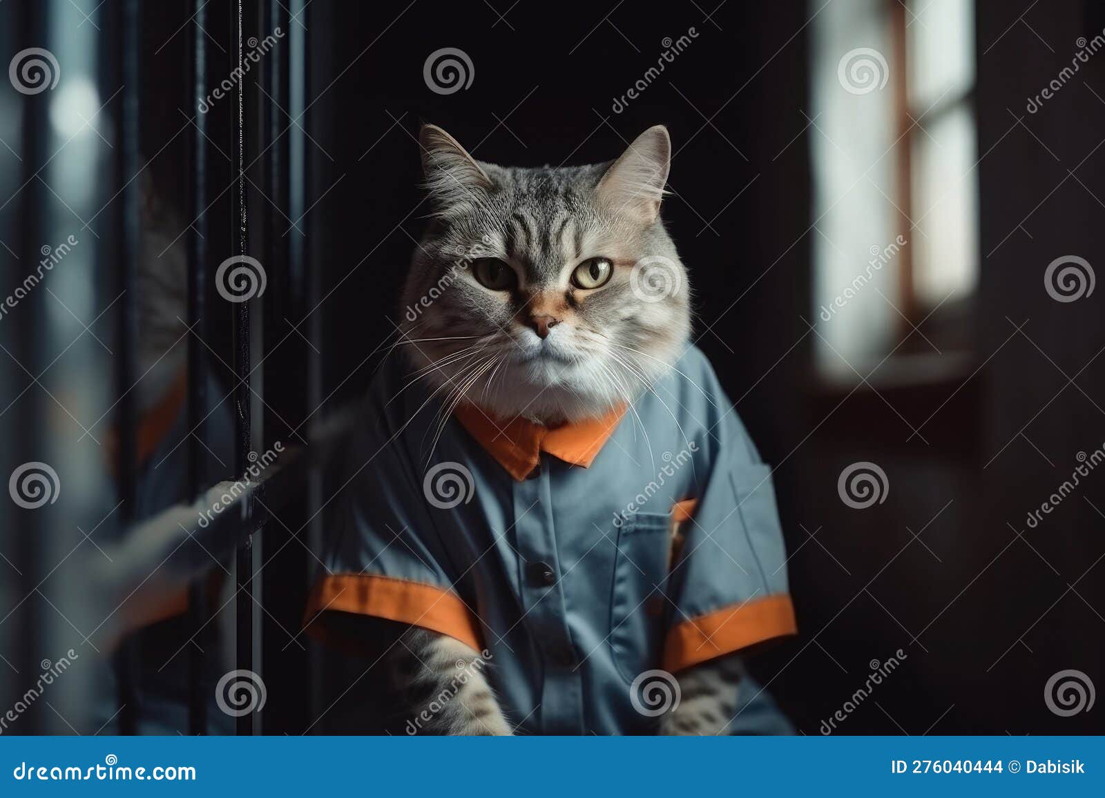 Bad Cat Stock Photo - Download Image Now - Domestic Cat, Prison, Prisoner -  iStock