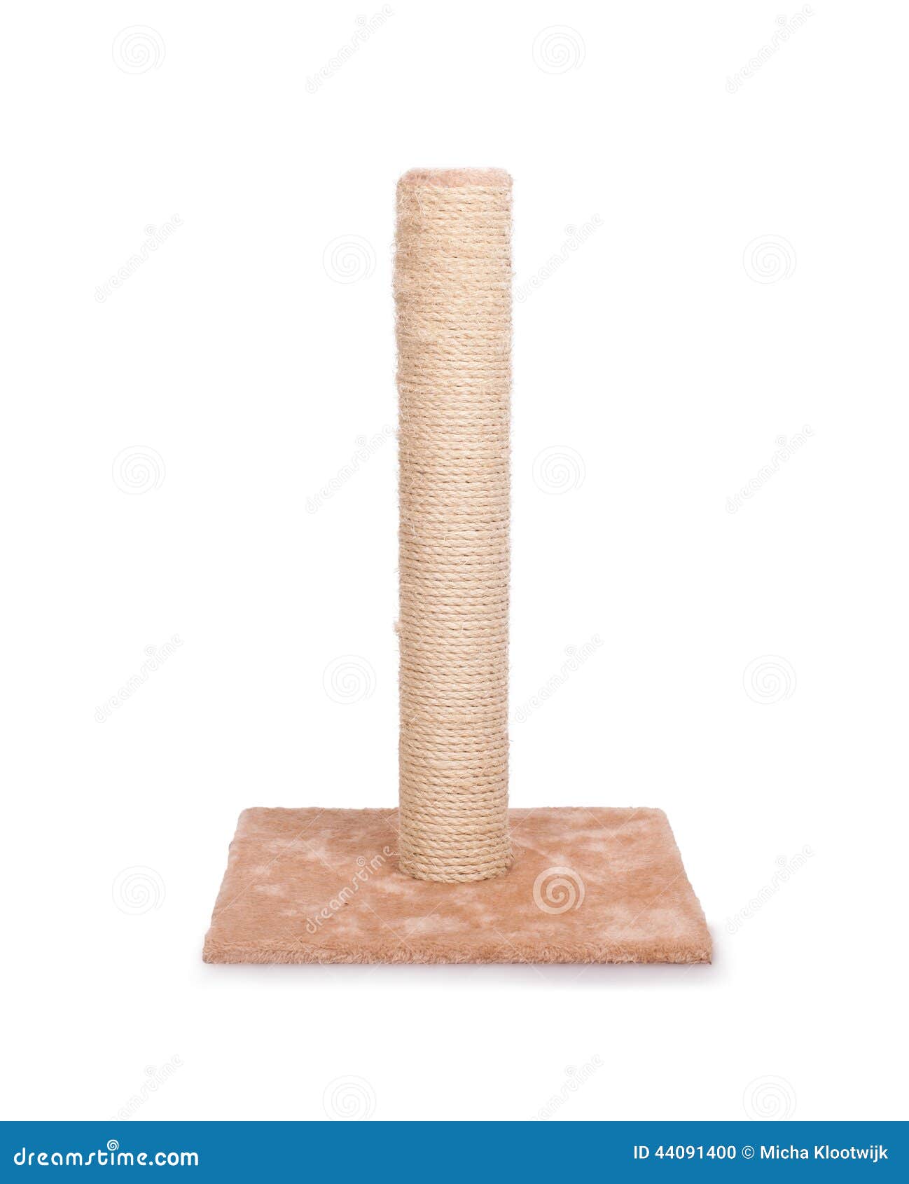 Cat scratching post stock photo. Image of post, studio 44091400