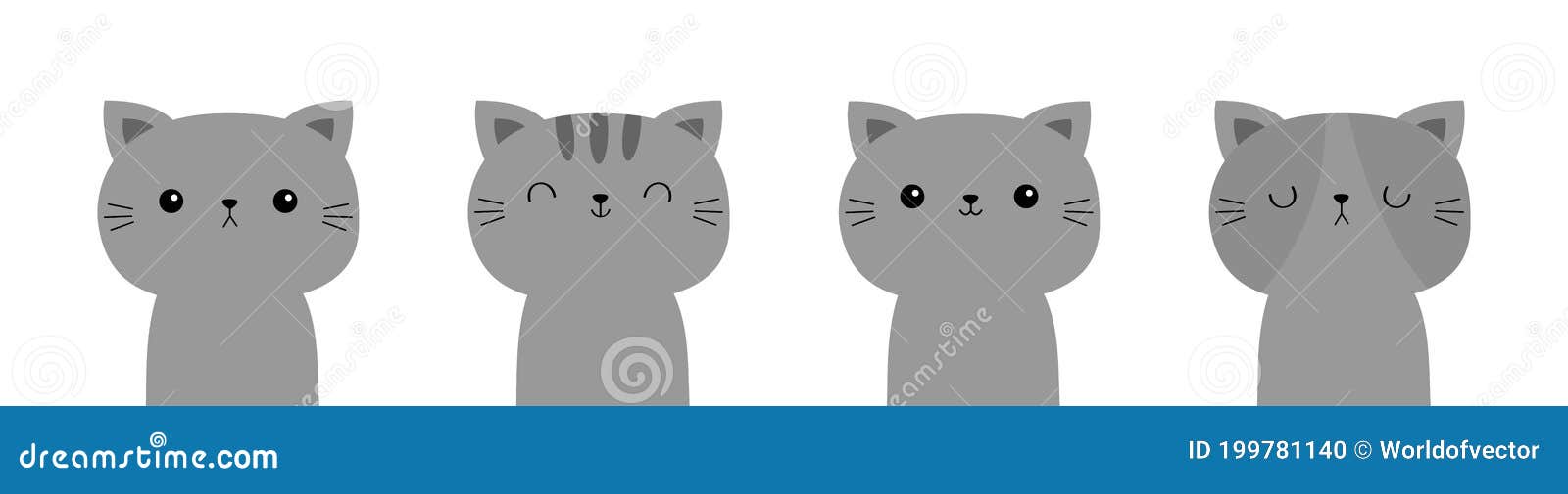 Cats Clipart Cute Cat Clip Art Kawaii Kittens Kitty Icons Pet 