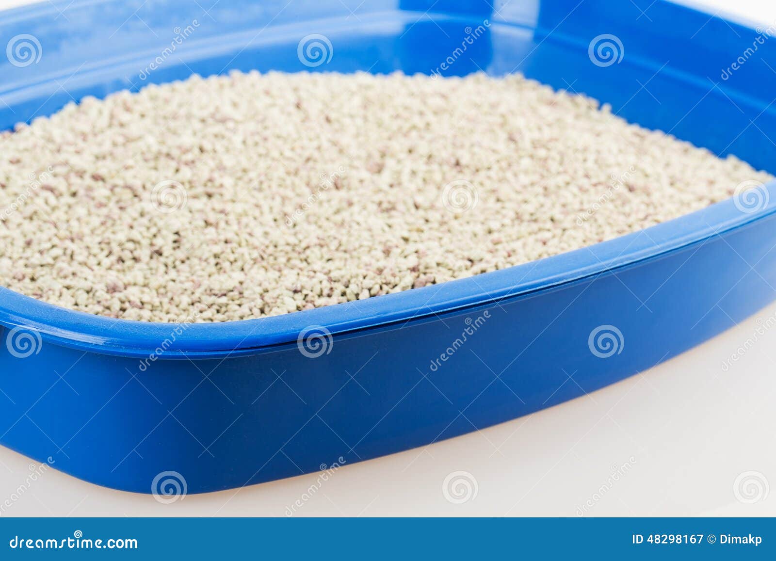 Cat tray filler stock image. Image of filled, litterbox 48298167