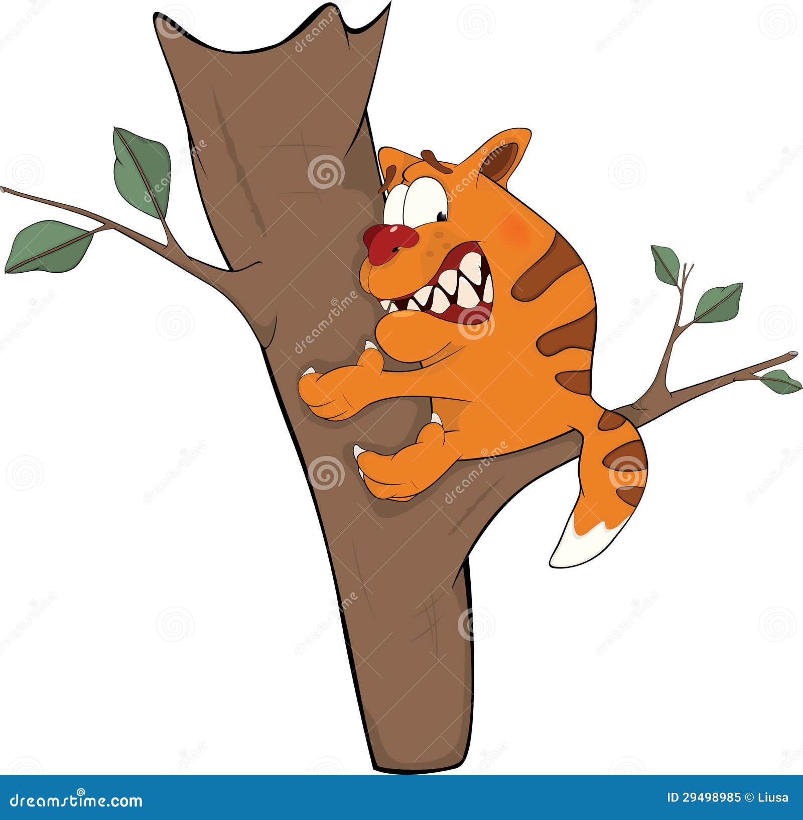 clipart cat in tree - photo #7