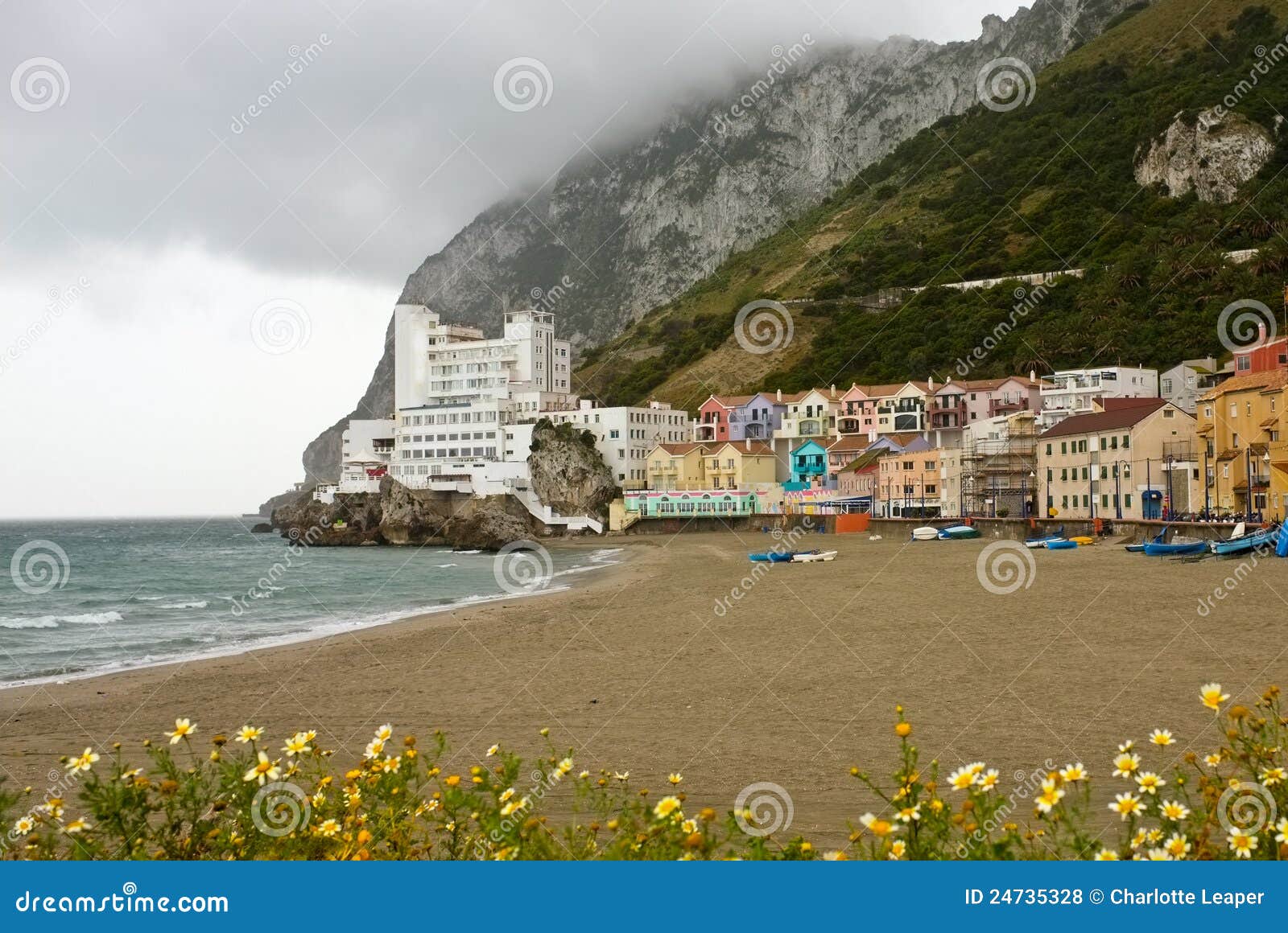 catalan bay and beach, gibraltar