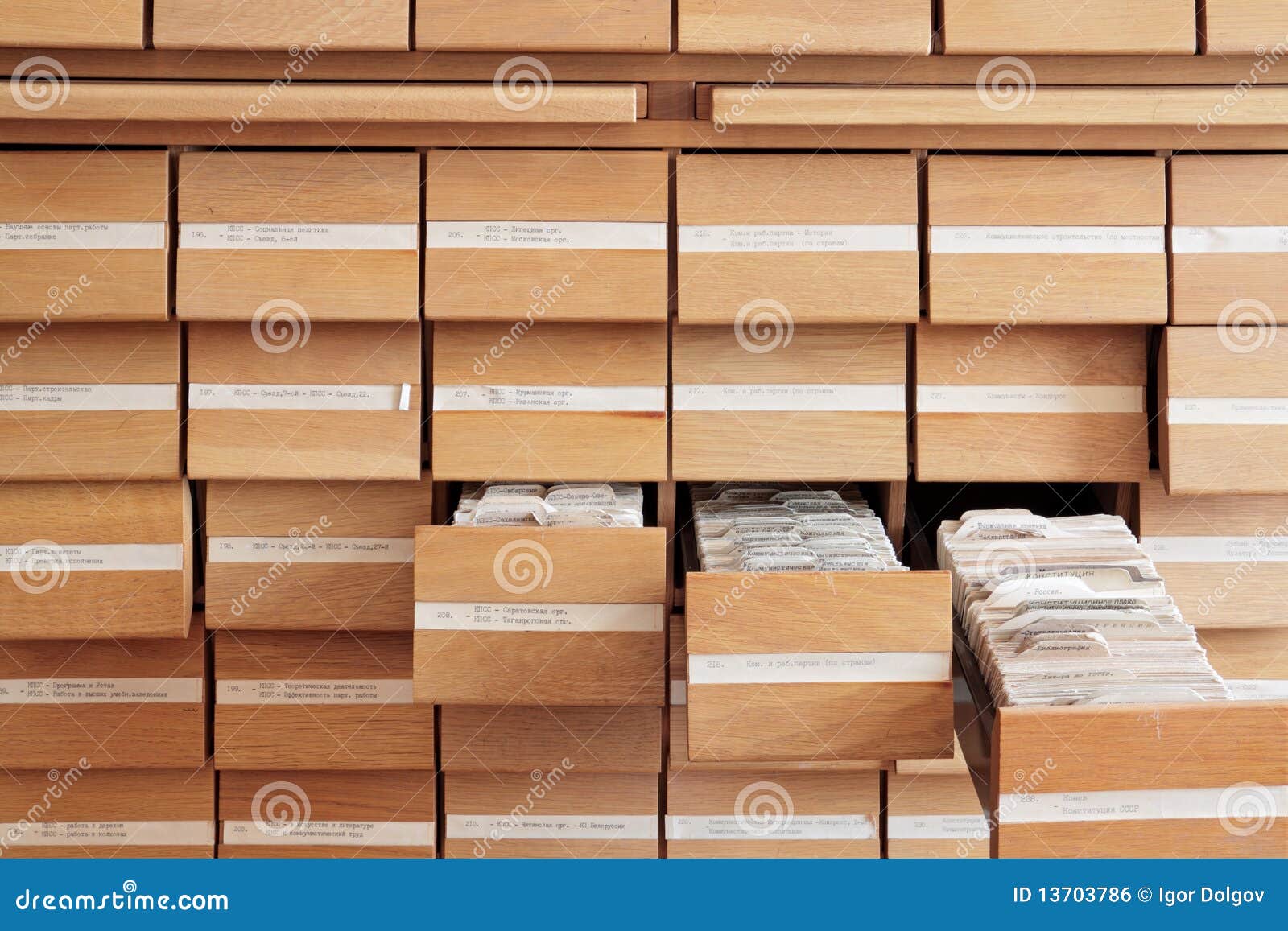 Cataloging stock photo. Image of archive, boxes, files 13703786