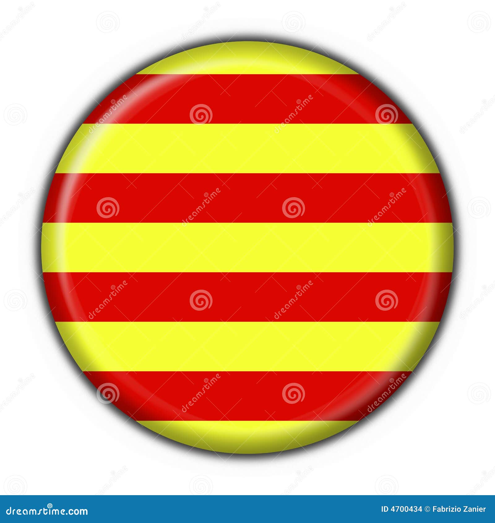 Catalonia Button Flag Round Stock Illustration - Illustration of ...