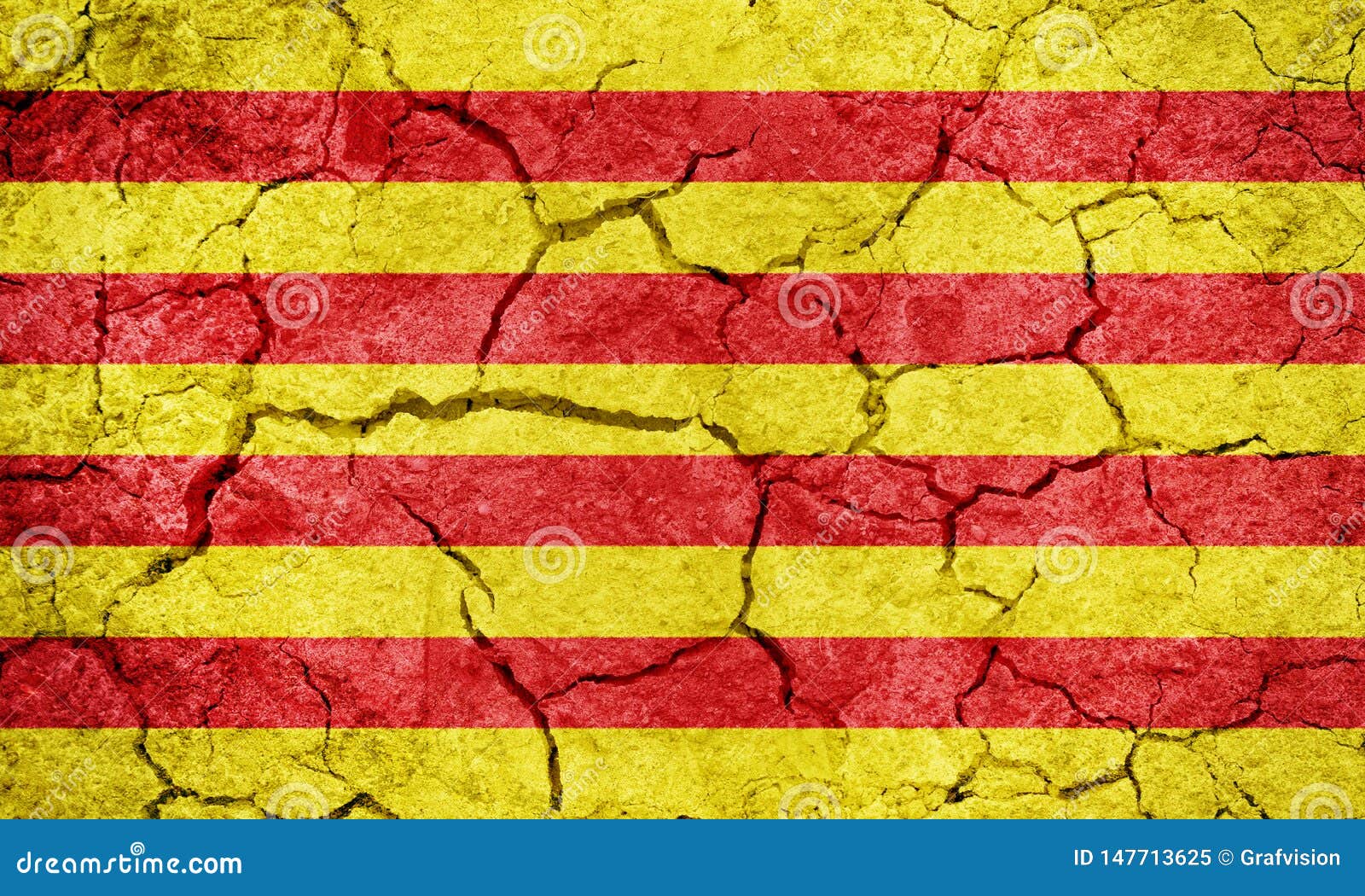 Catalonia flag stock illustration. Illustration of flag - 147713625