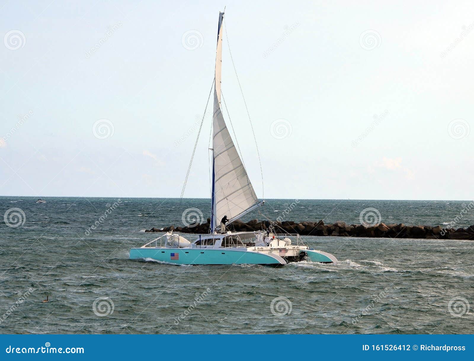 twin hulled sailboat