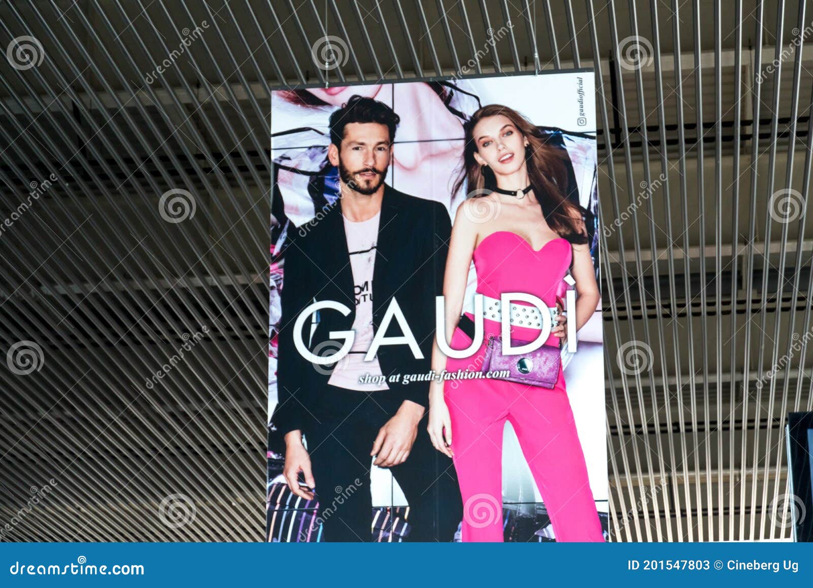 Gaudi fashion brand stock photo. Illustration of influencer - 201547803