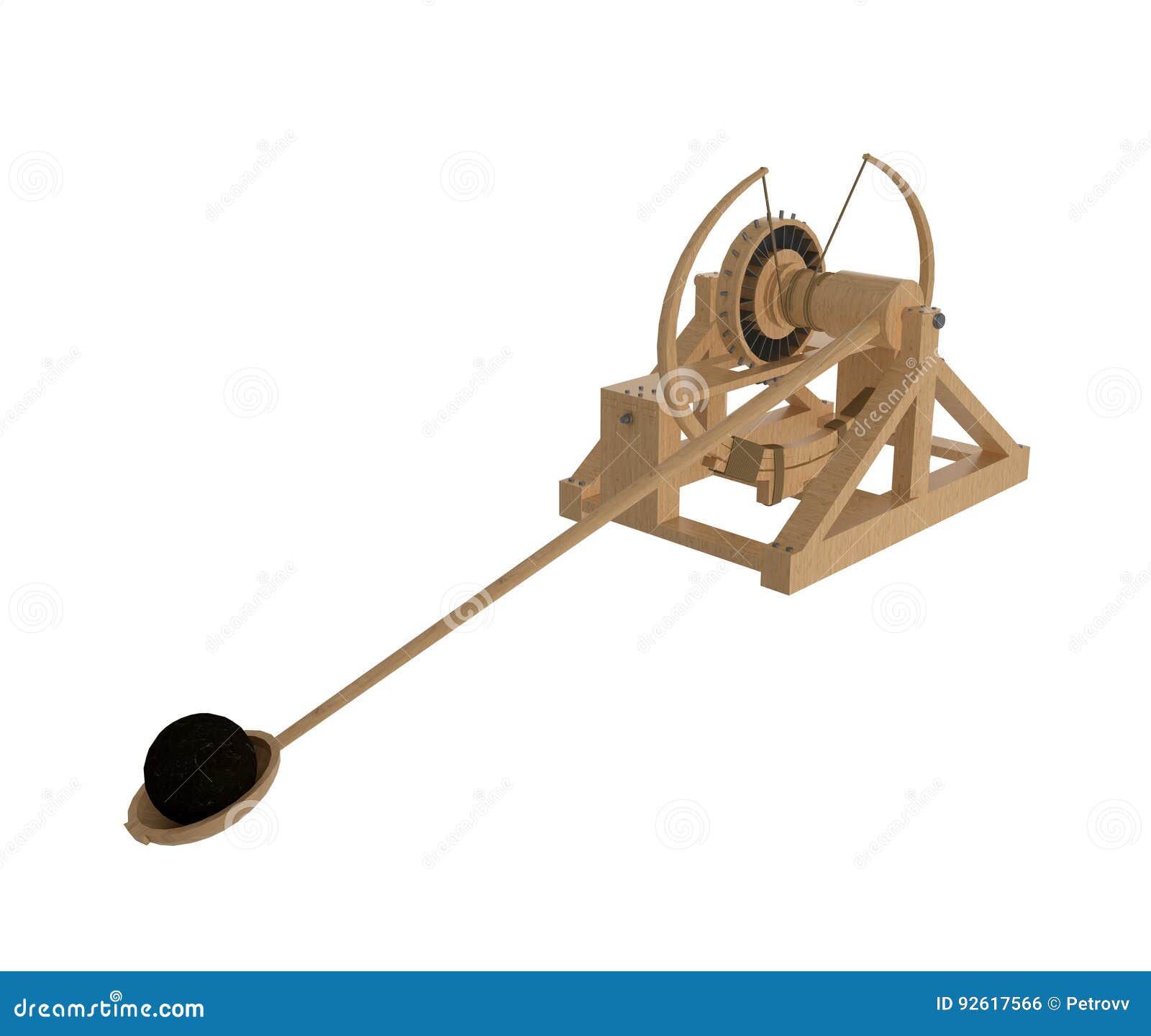 Catapult Da Vinci Stock Photo 92617566