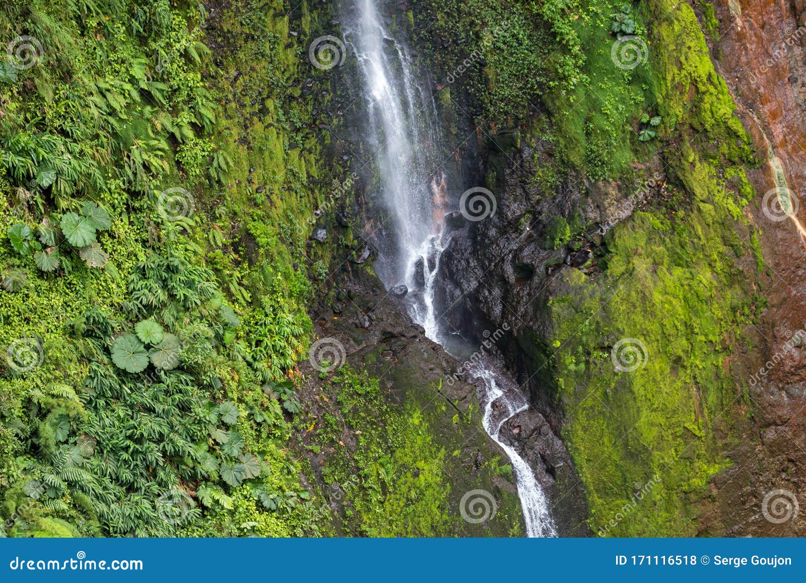 catarata del toro waterfall near poas volcano, costa rica