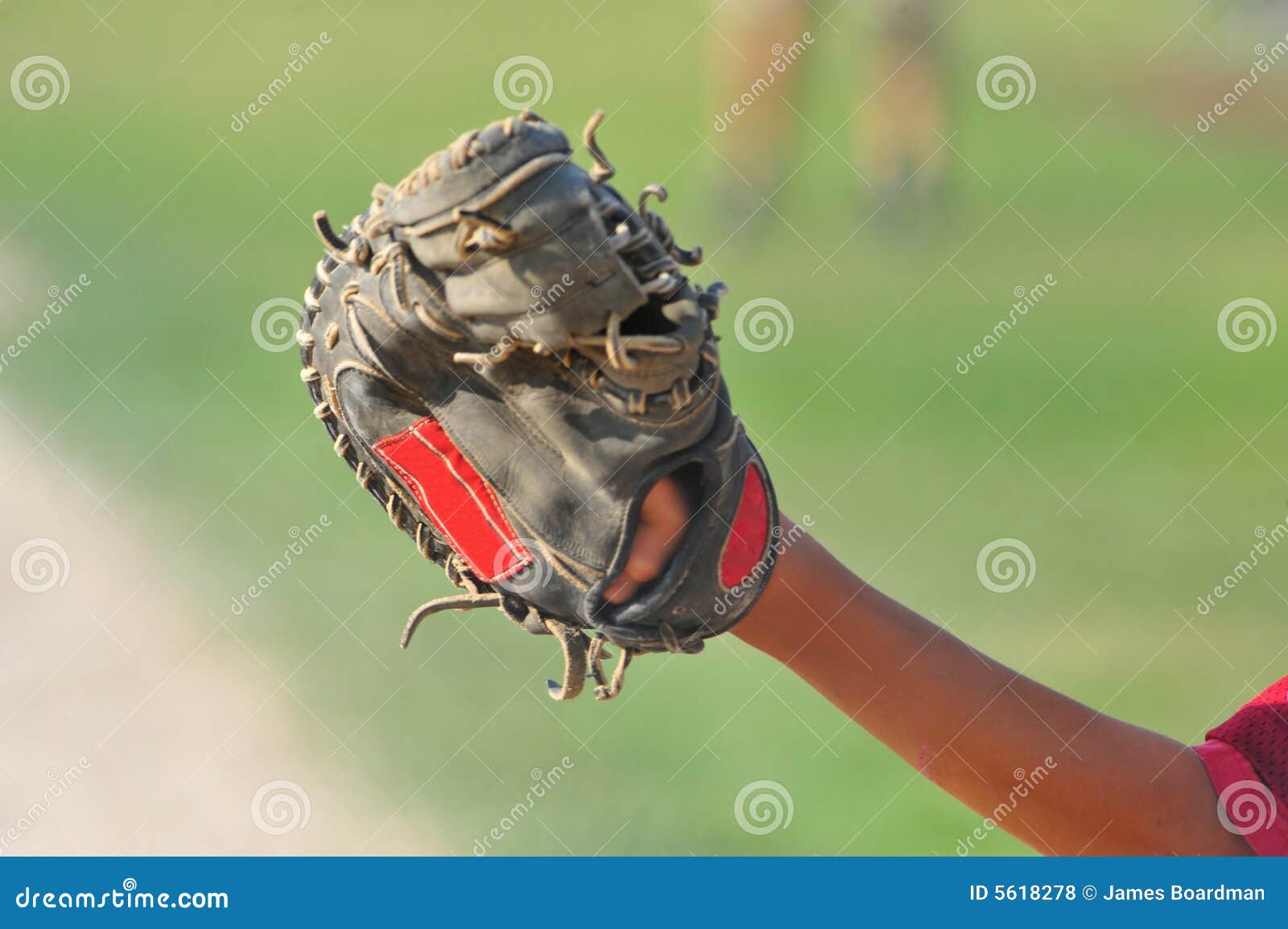 Catchers mitt stock photo. Image of mitt, little, boys 5618278