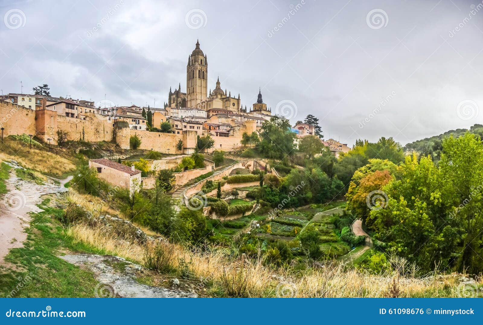 catedral de santa maria de segovia, castilla y leon, spain