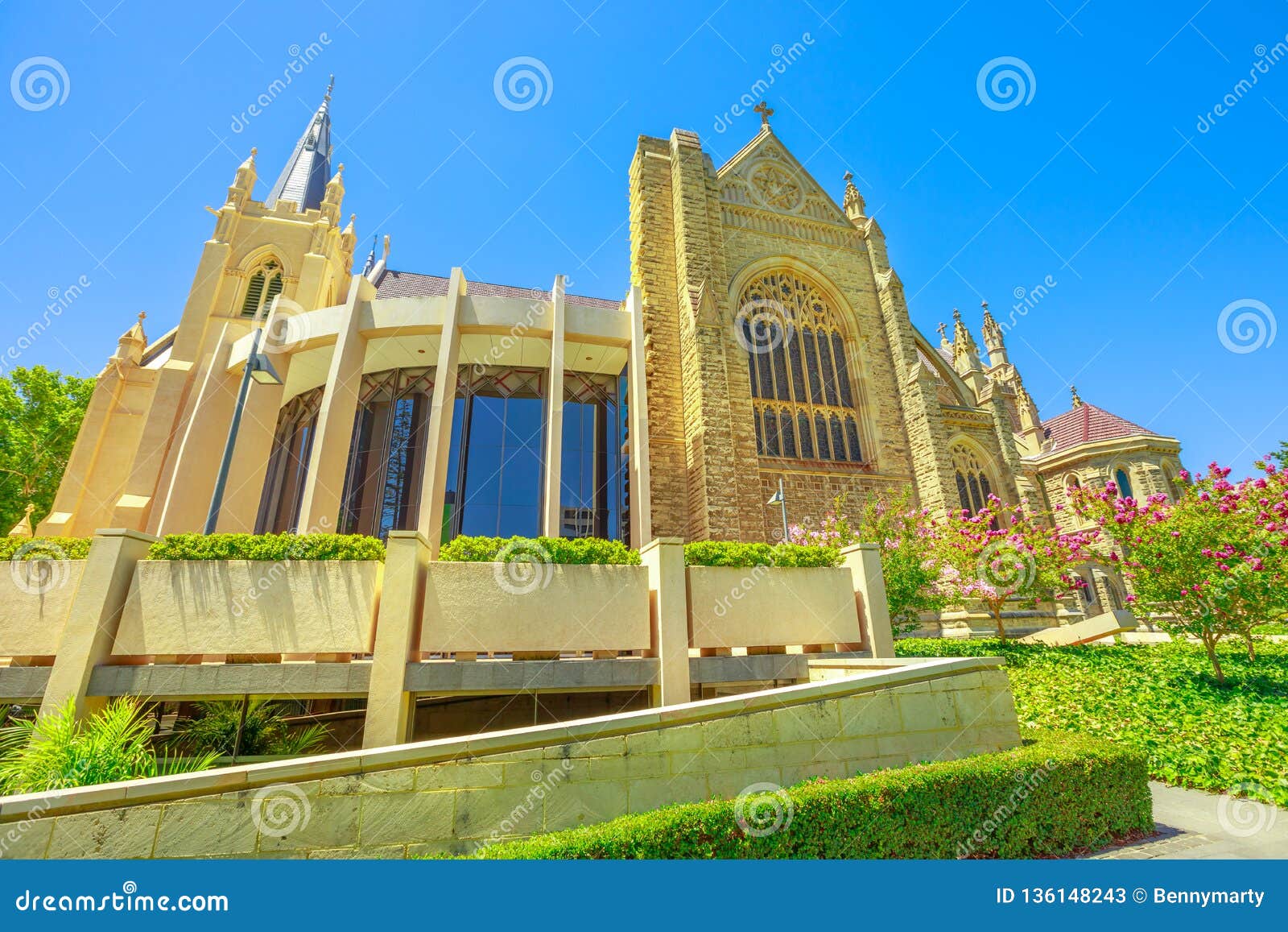 Catedral Perth Australia Occidental Imagen de archivo Imagen de