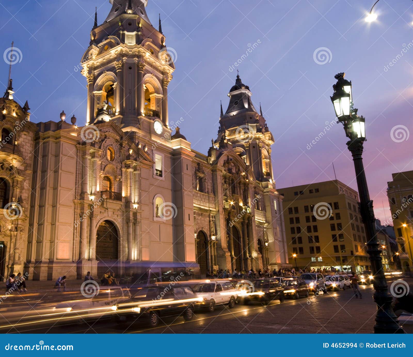 catedral on plaza de armas plaza mayor lima peru