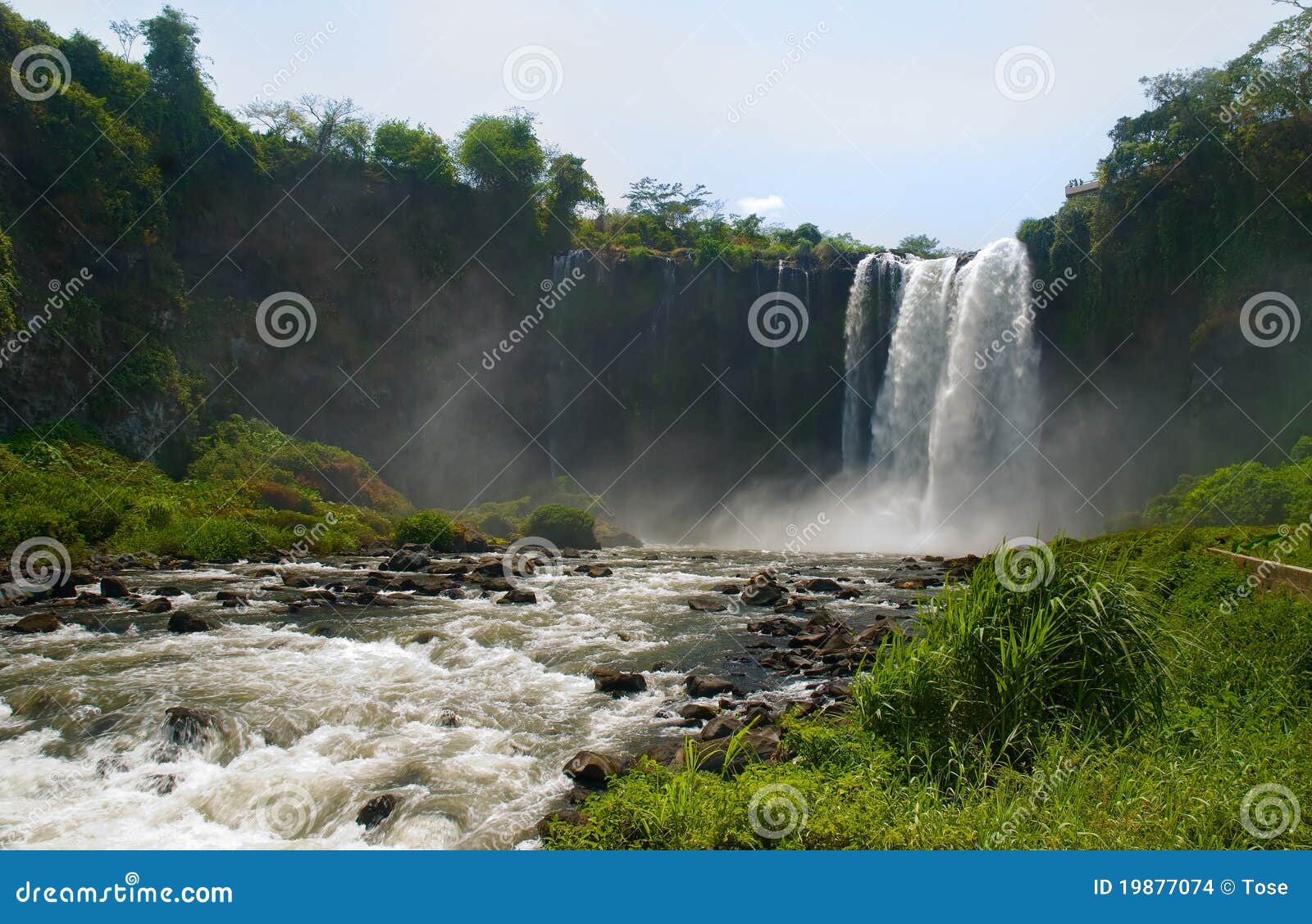 catemaco waterfall, veracruz, mexico