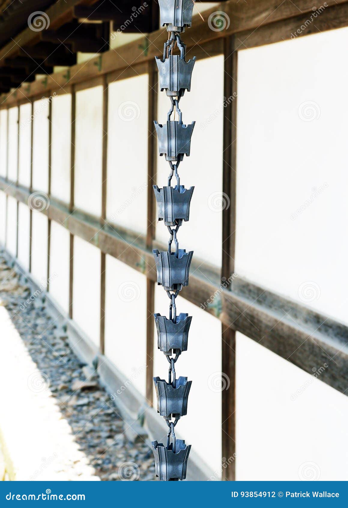 Catena Della Pioggia Decorativa 2.4m - Con Uccellini In Ferro E Collettore, Per Giardino