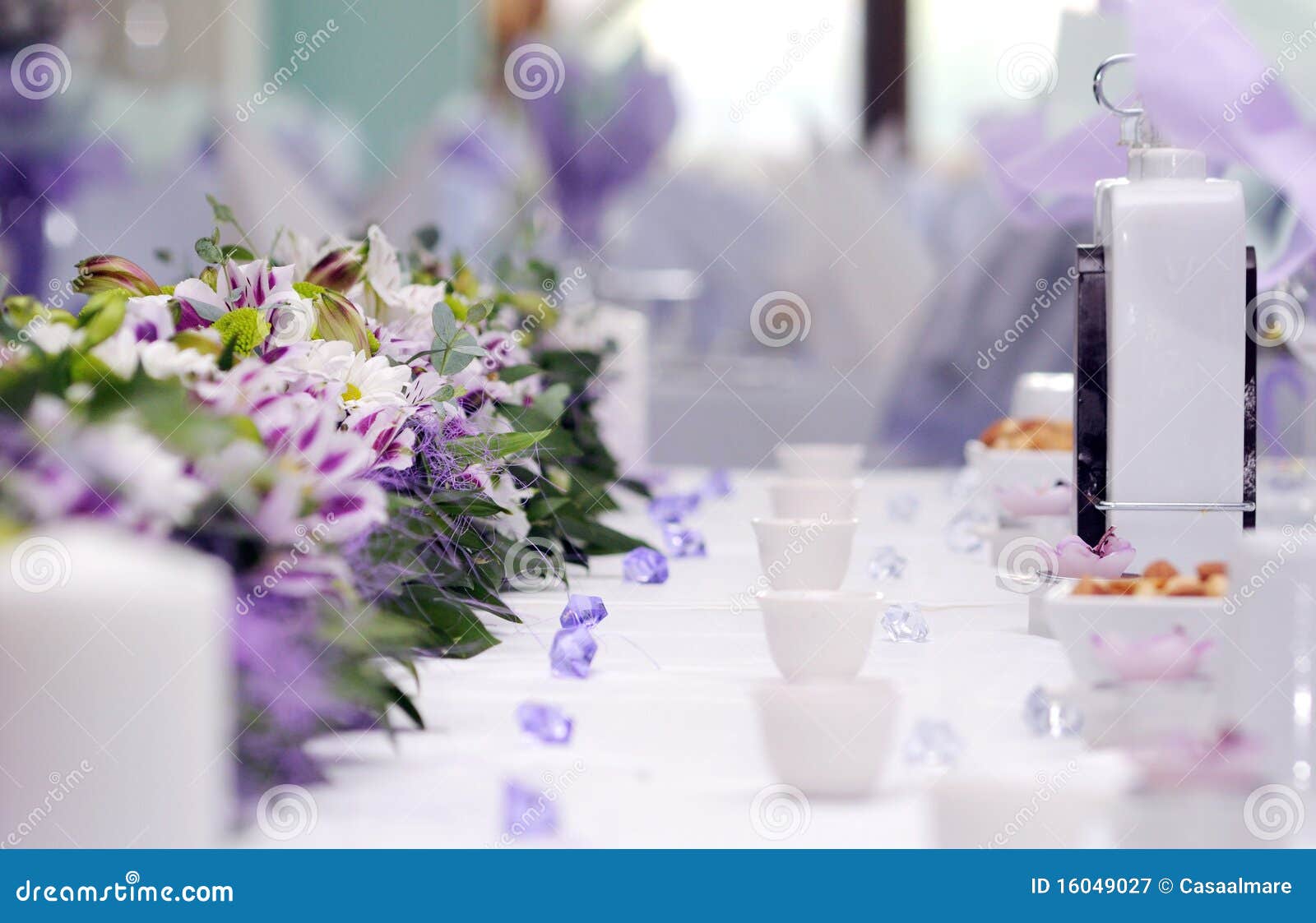 Catering Arrangement of Wedding Stock Image Image of sophisticated